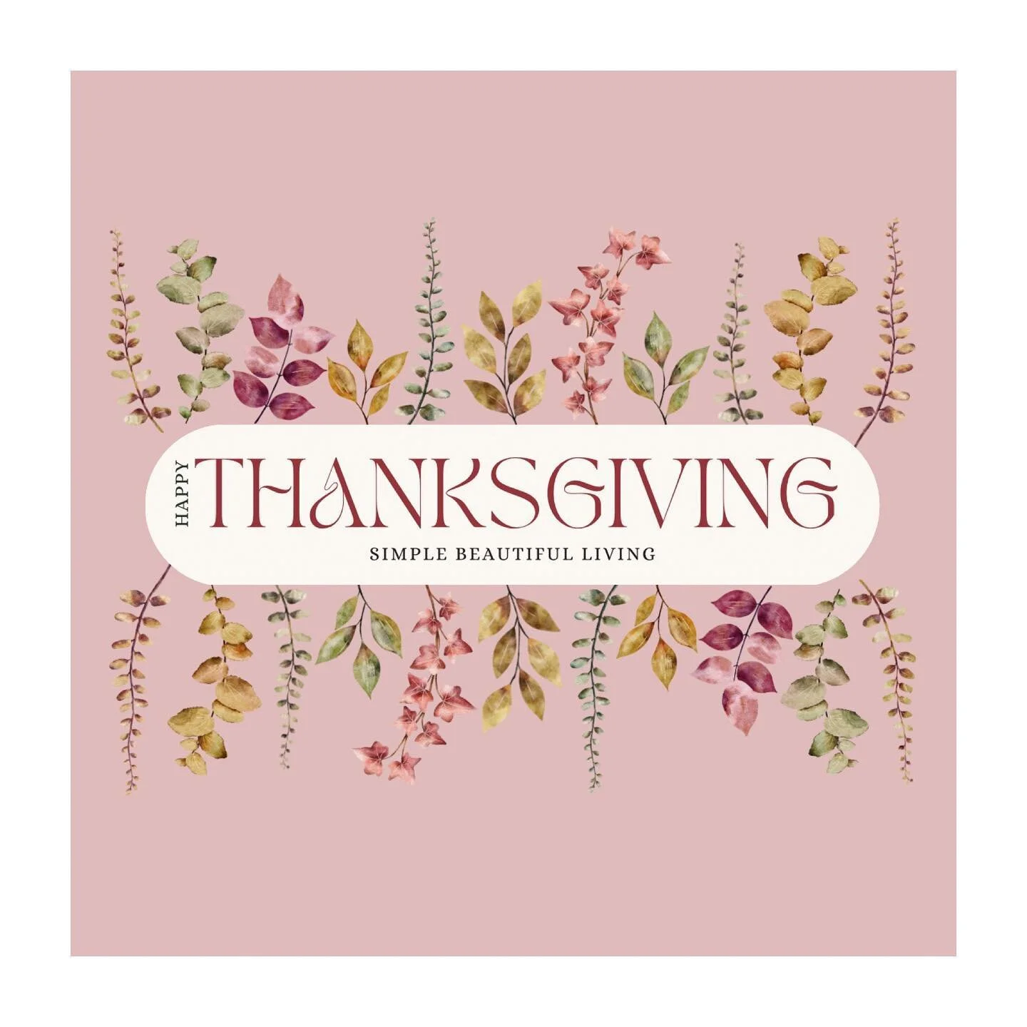 So Thankful.💕 Wishing you and yours a Happy Thanksgiving. 🍂 Have a beautiful day.