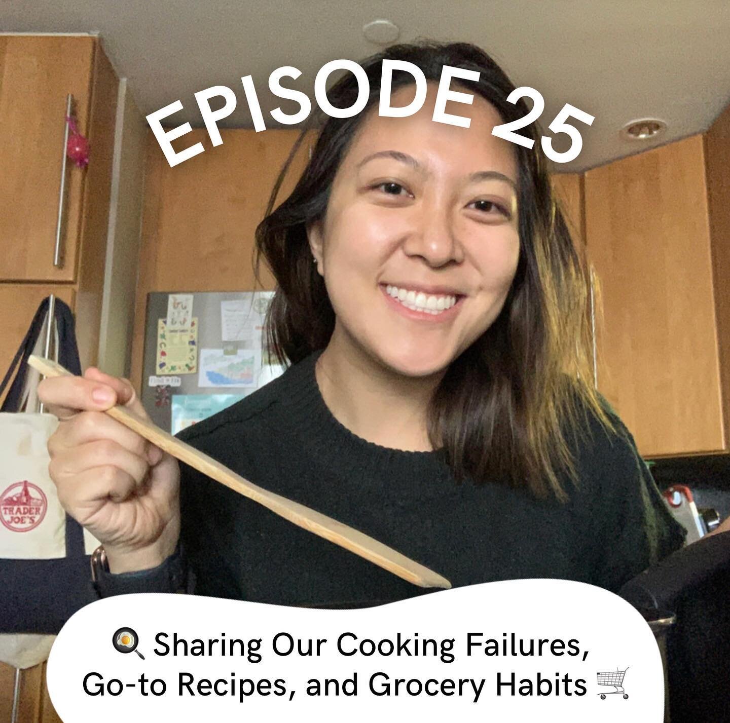 We&rsquo;re back from our short holiday break! Listen to our most recent episode on cooking!

In this episode, we discuss: 
👨&zwj;👩&zwj;👦&zwj;👦 How our family has influenced our cooking habits
❌ Our cooking failures
🎊 Recipes we&rsquo;re looking