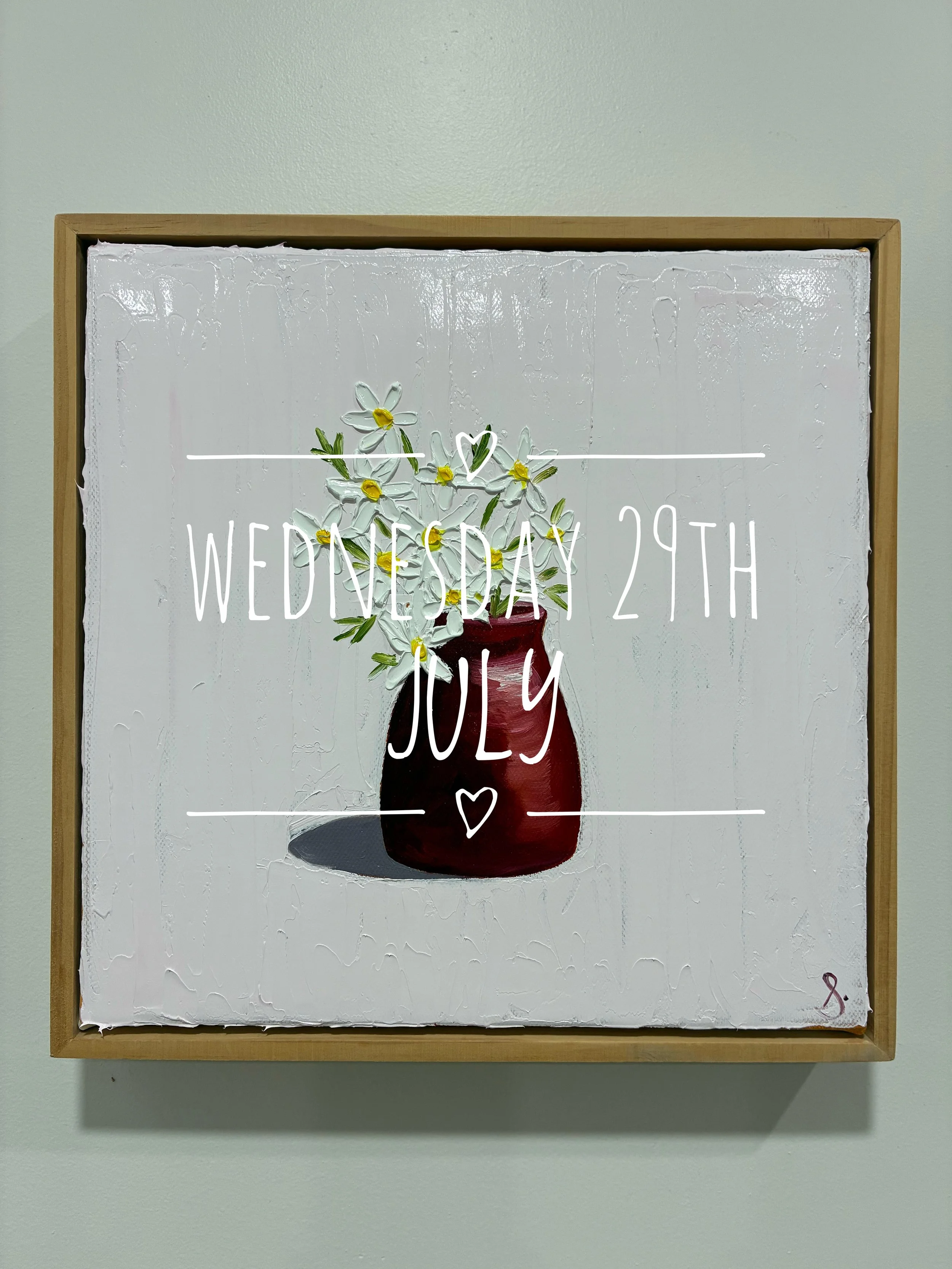 DAISY Oil Painting Workshop - Wednesday JULY 29th