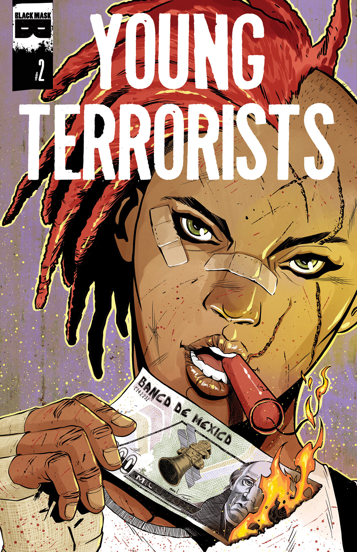 Young Terrorists #2 cover by Amancay Nahuelpan