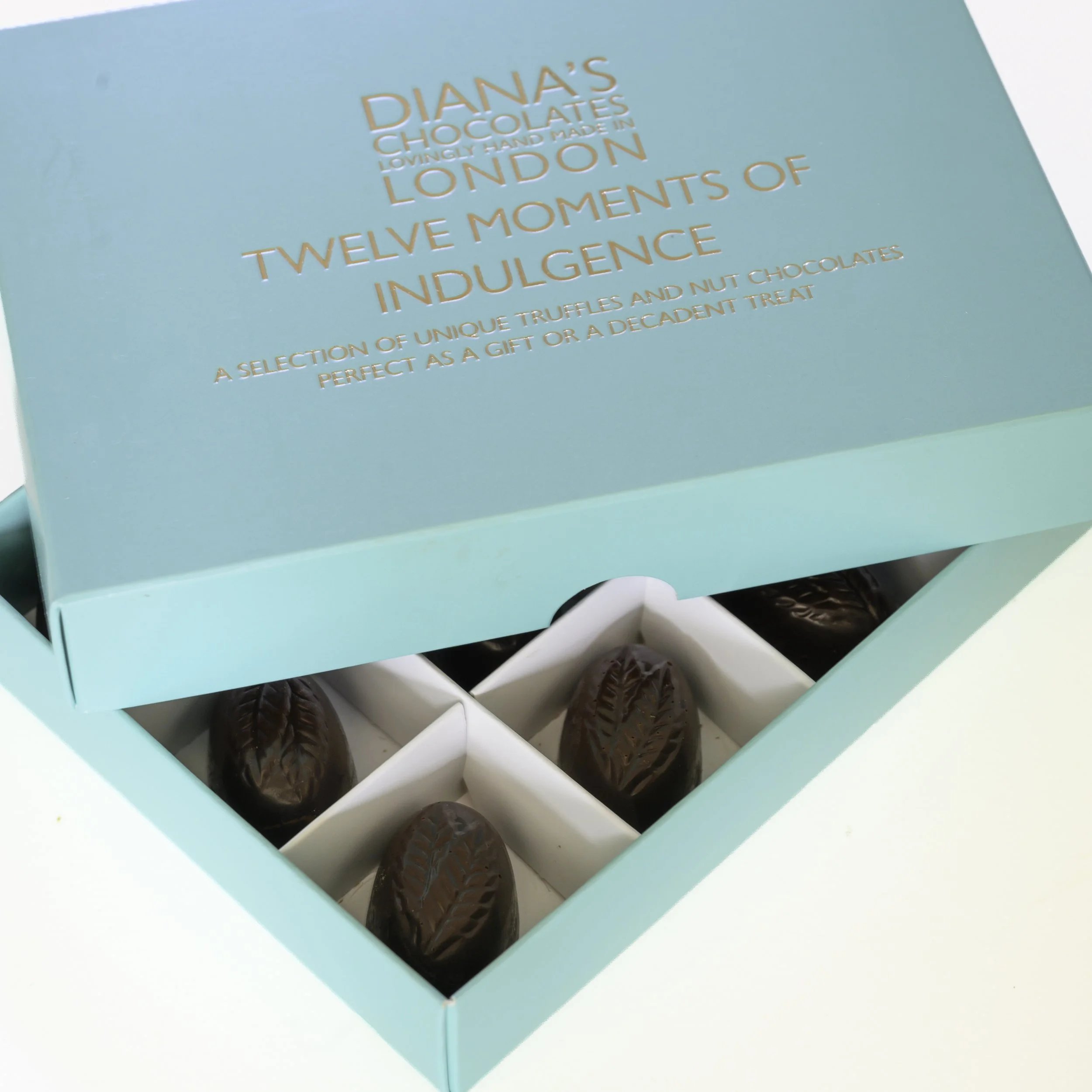 12 moments of indulgence, luxury orange & almond truffles
