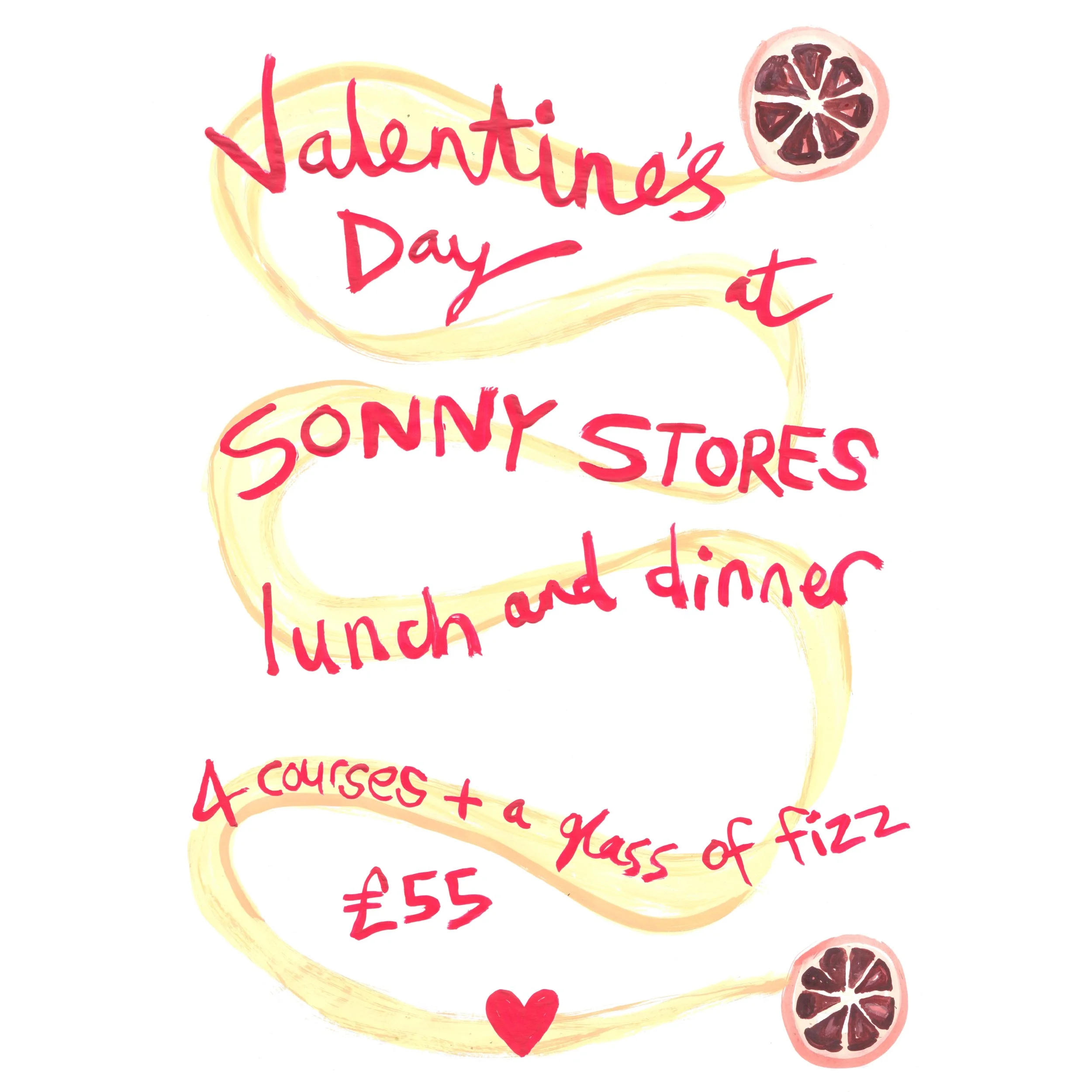 SOLD OUT: 6pm - Valentine's Day dinner