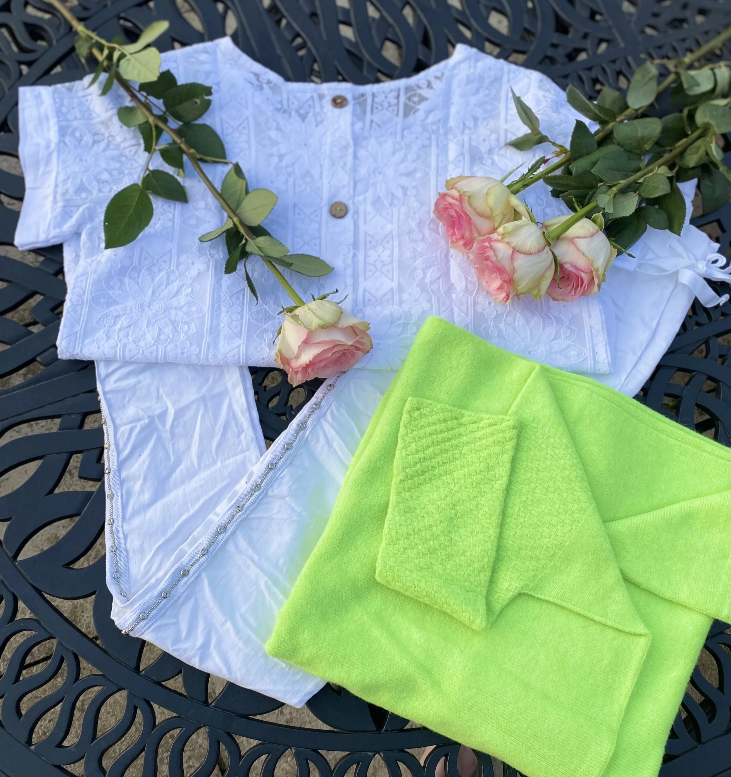 Italian Two Layered Lace Top