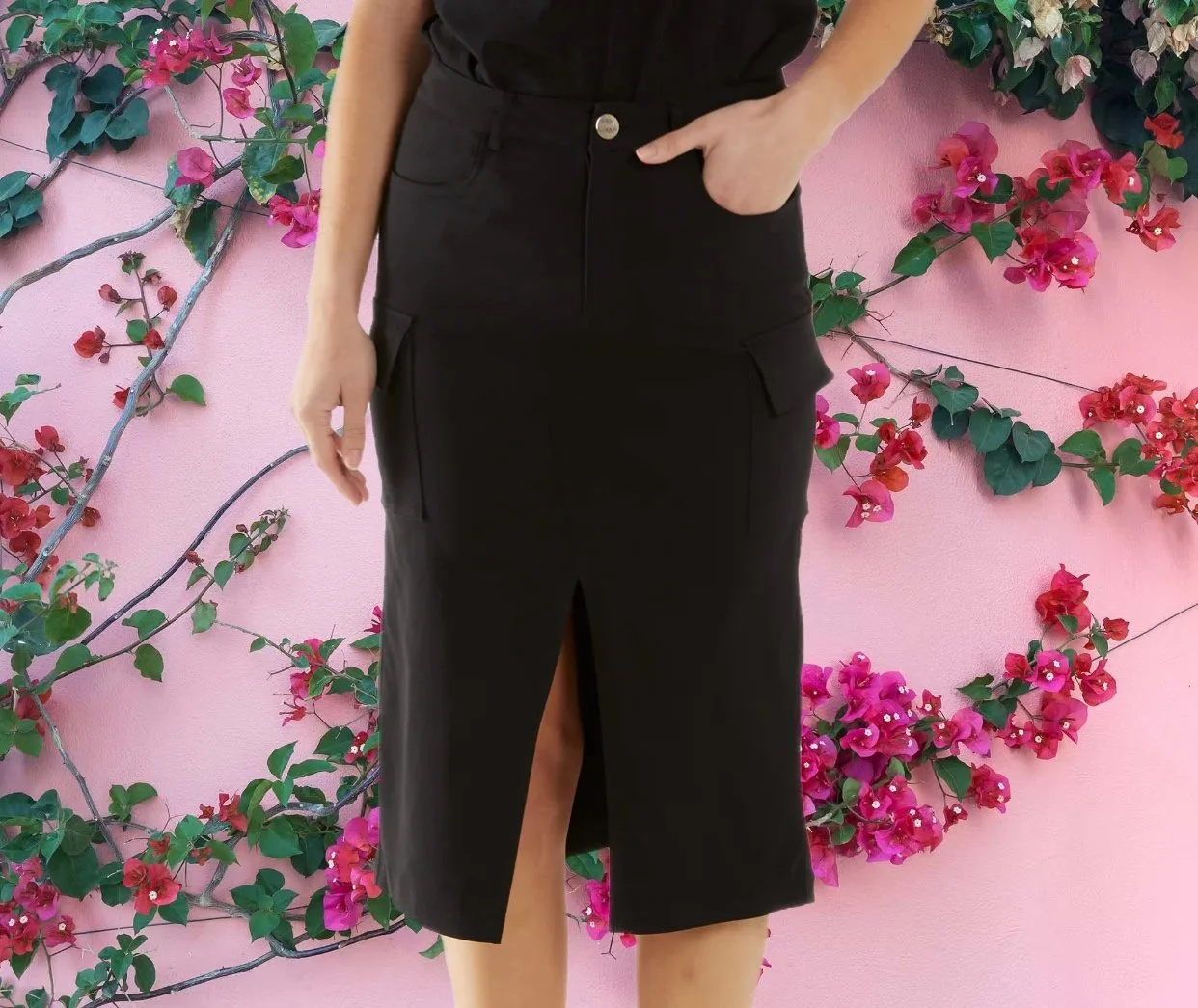 Cargo Midi Skirt