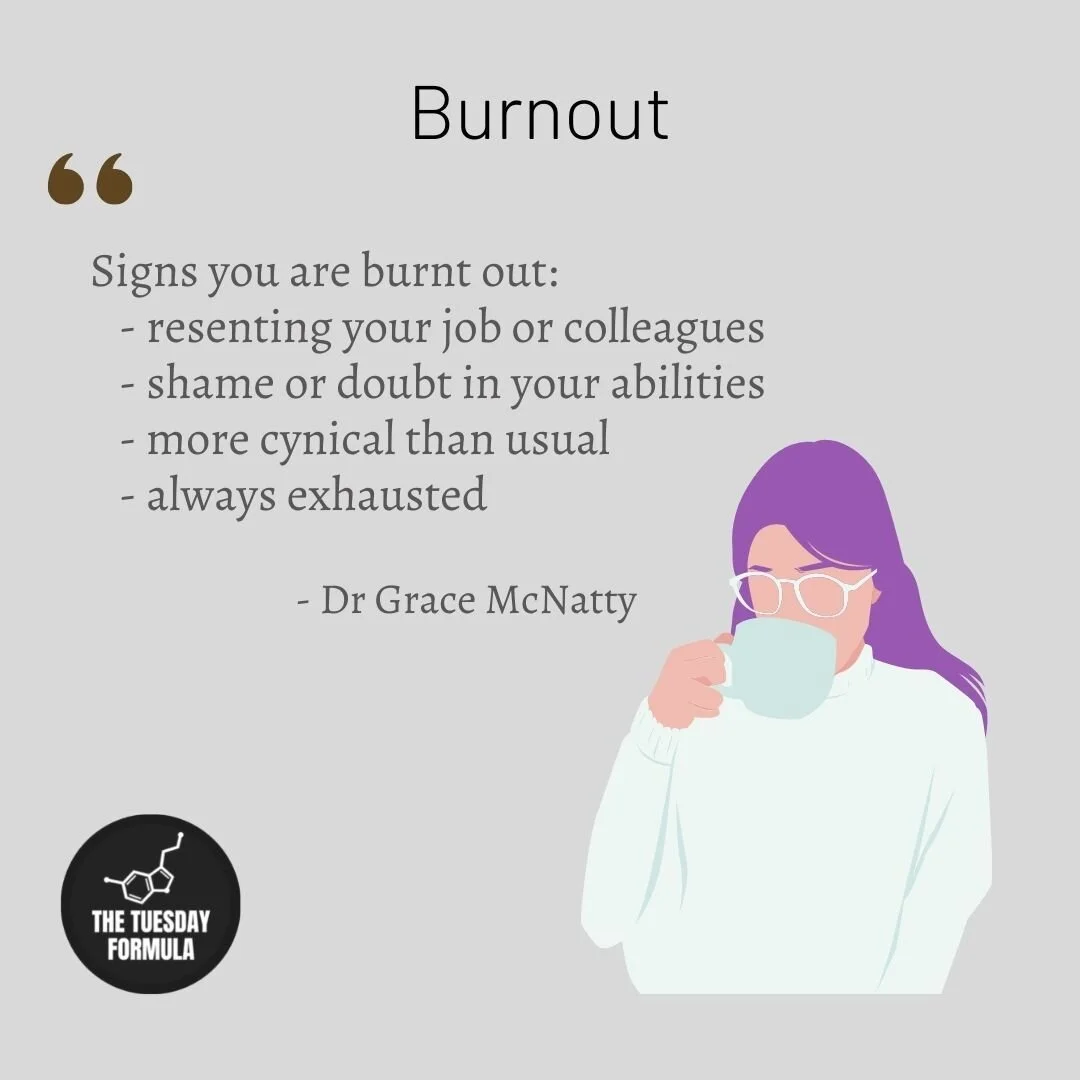 Check in with yourself for signs of burnout
.
.
.
.
.
.
.
.
.
.
.
.
..
.
.
.
.
.
.

#burnout #boundaries #thetuesdayformula #tuesdayformula #drgracemcnatty #gracemcnatty #manlywharf #manlybeach #manly #manlycove #fairlight #balgowlah #freshwater #fre