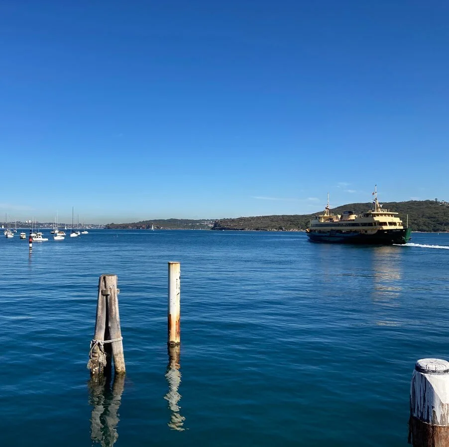 The Manly Ferry is a relaxing, cost-effective way to get to your sessions. But if you can&rsquo;t be bothered, just look at our photo of one and have your session online instead! 🛋