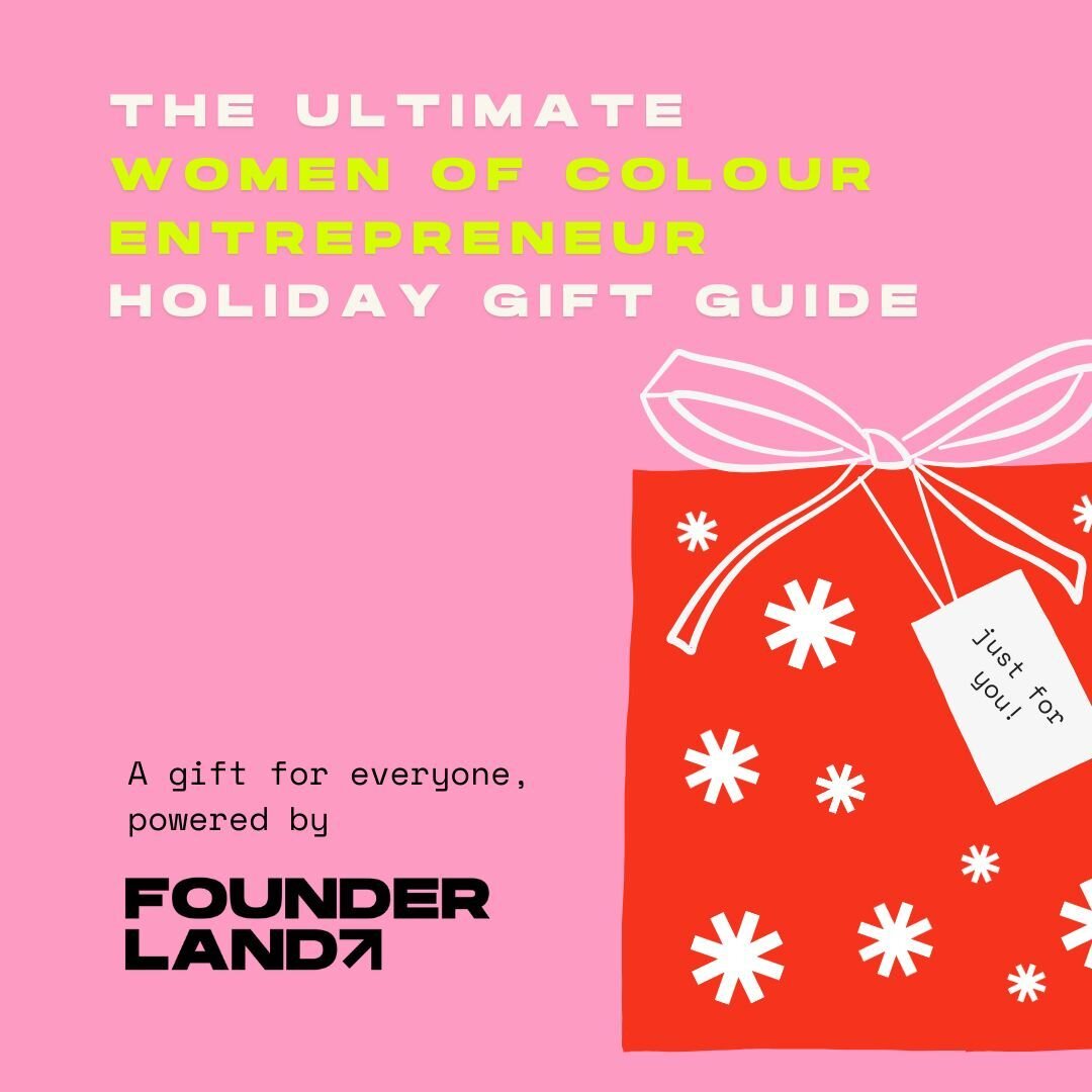 Holiday Gift Guide a la Founderland Merch! ✨⁠
⁠
We've got something for everyone this holiday season. Every purchase is a step towards our ambitious goal of providing equity-free grants to women of color entrepreneurs. We&rsquo;re on a mission to rai