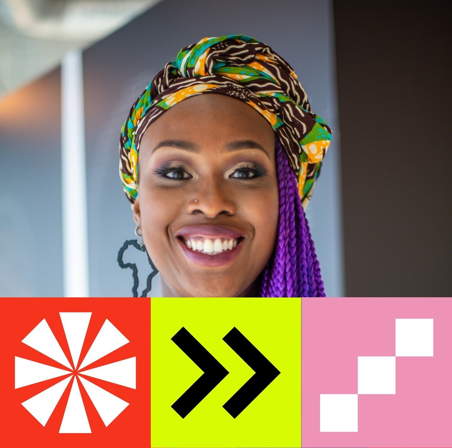 👋 Please meet Vivian Acquah, founder of @amplifydei. She's Born in the Netherlands with Ghanaian roots, living in Amsterdam, Netherlands. 🇳🇱⁠
⁠
🙌 She stands for and has chosen the symbols of Transparent (red), Forward II (lime) and Uplift (pink) 