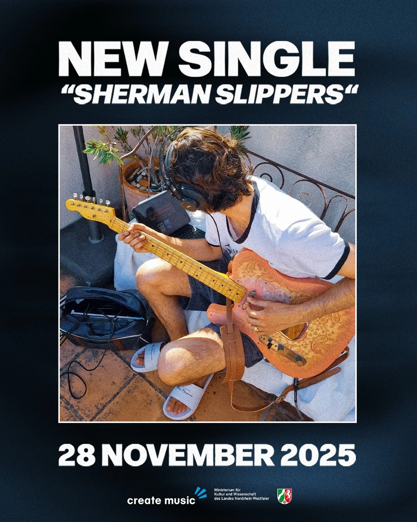 A fresh chapter unfolds&hellip;

Our new single &rdquo;Sherman Slippers&ldquo; 
Out 28th November 2025

We can&rsquo;t wait for you to hear it! 🥲❤️
Hit the link in bio or story to pre-save x 

Supported by @createmusicnrw &amp; @mkw.nrw