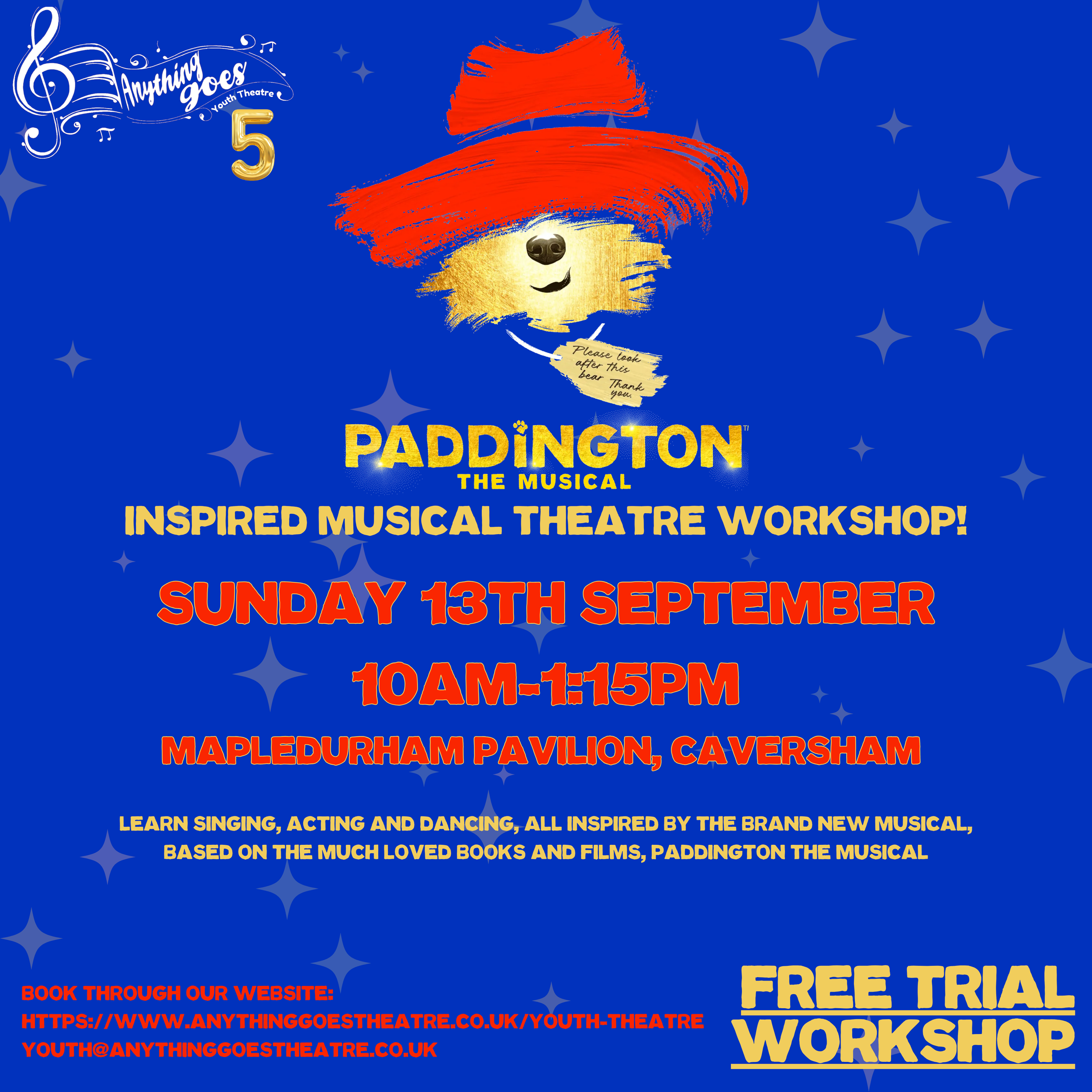 Paddington the Musical Inspired Workshop