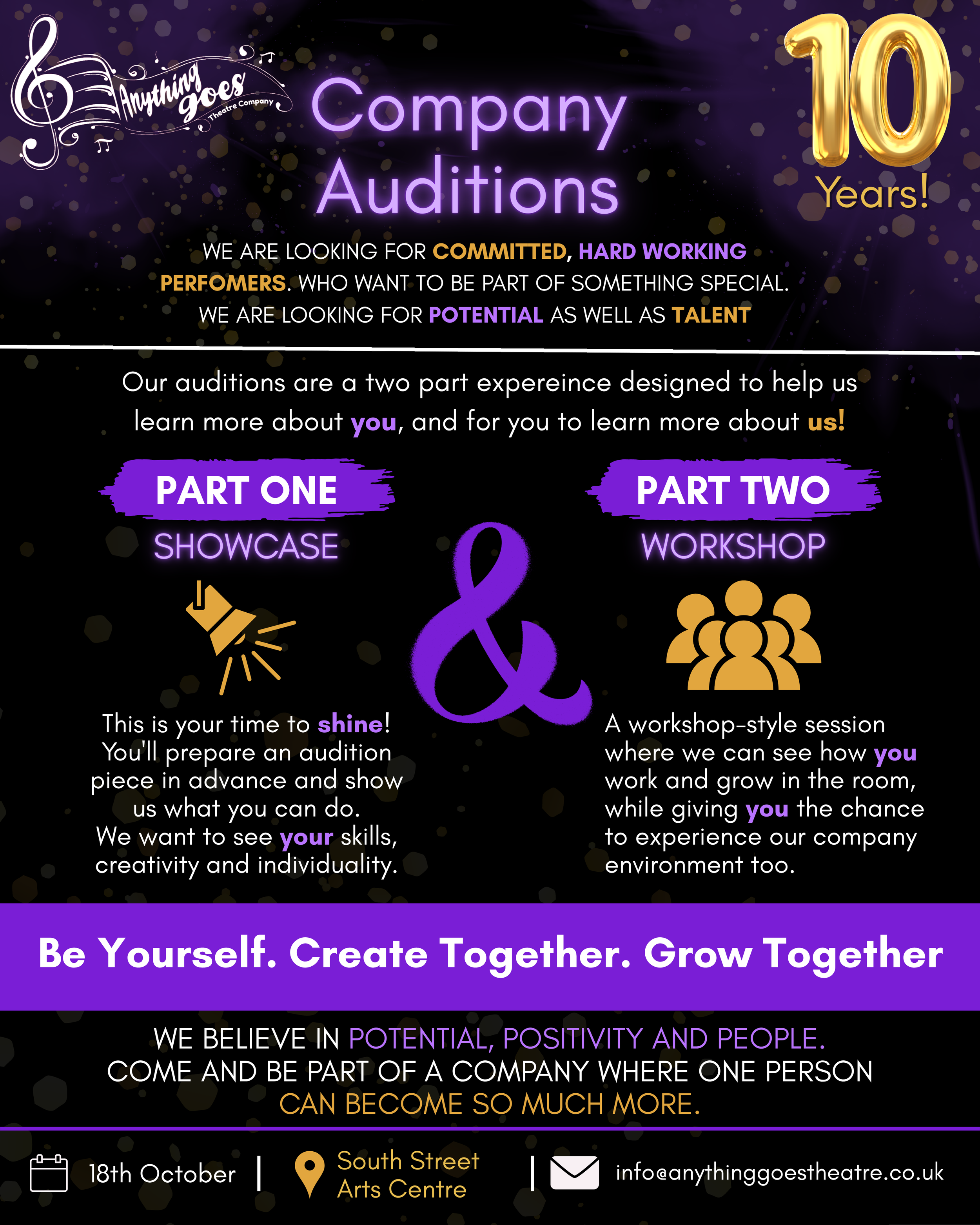 Company Auditions Are Now Open
