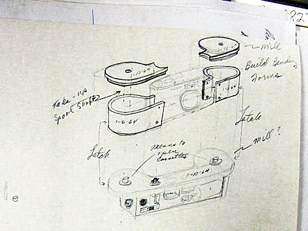M2-250 original design sketch by Norman Goldberg