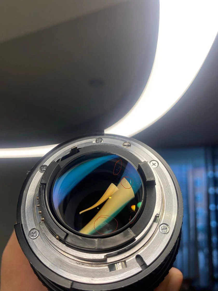 Internal Lens Scratch