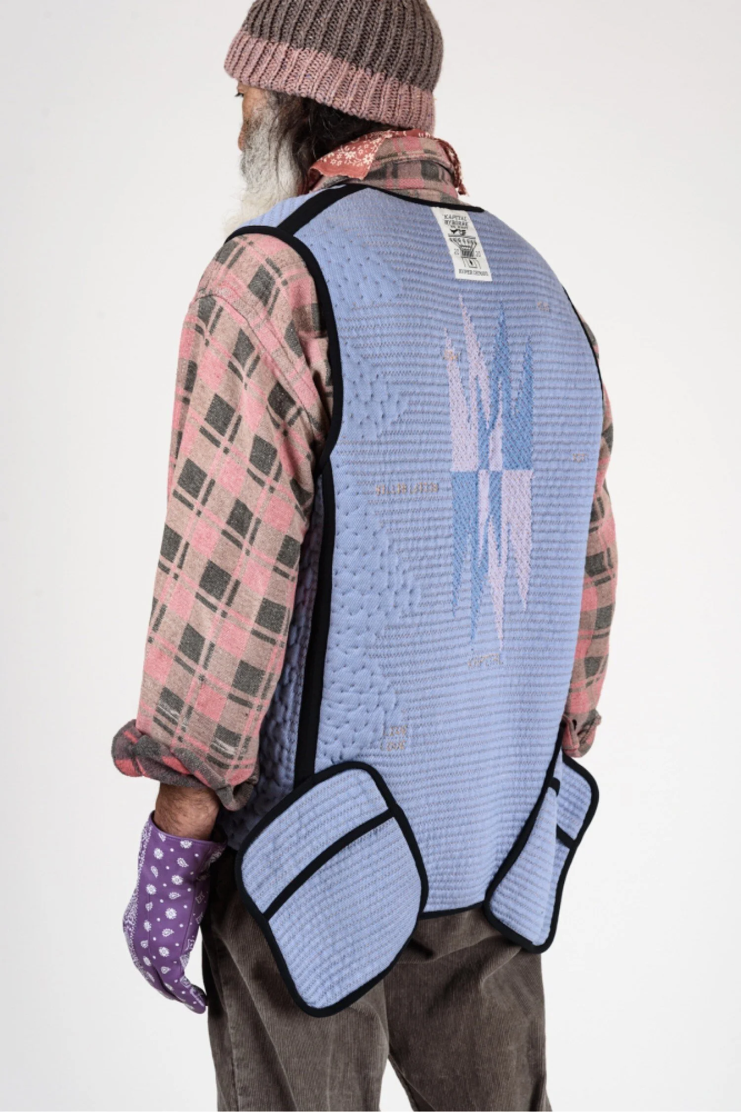 BYBORRE Knit Design. KAPITAL ‘Ortega Vest’. 2020