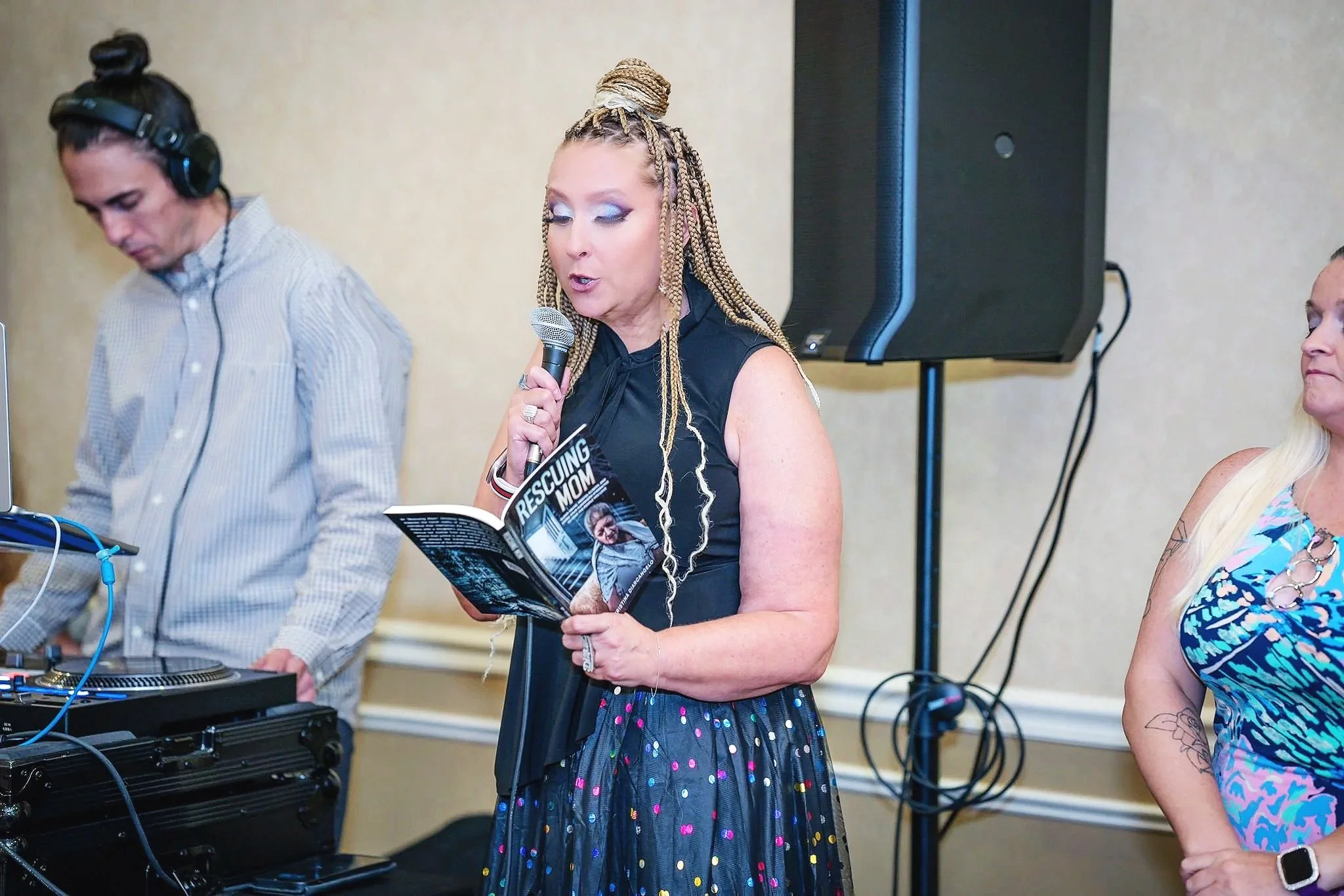 Christina DiArcangelo, caregiver advocacy speaker and author of Rescuing Mom