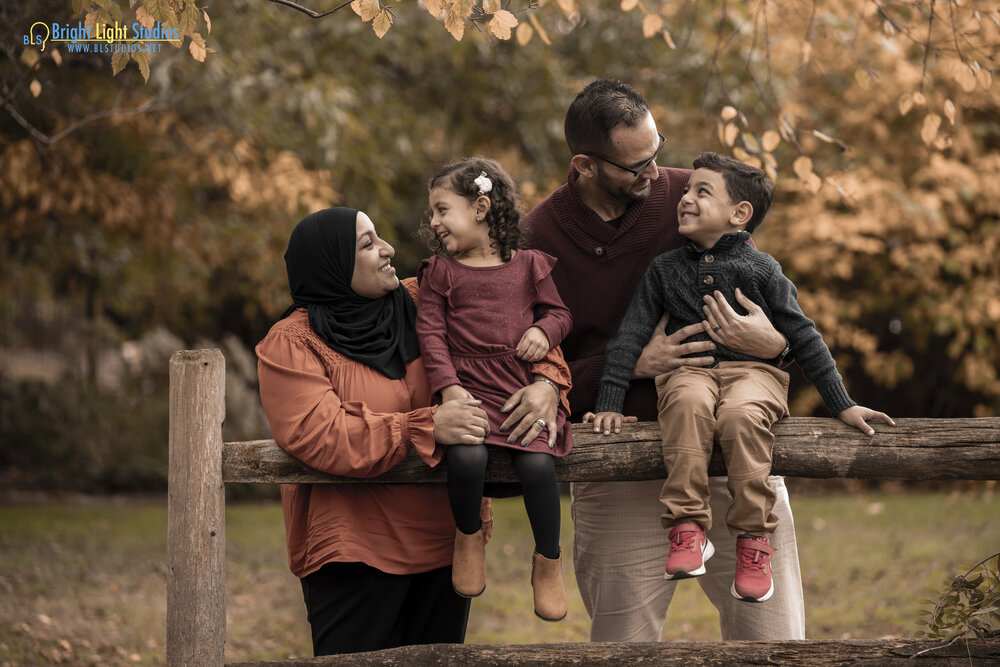 Amira and Karim's Family Photoshoot — Bright Light Studios