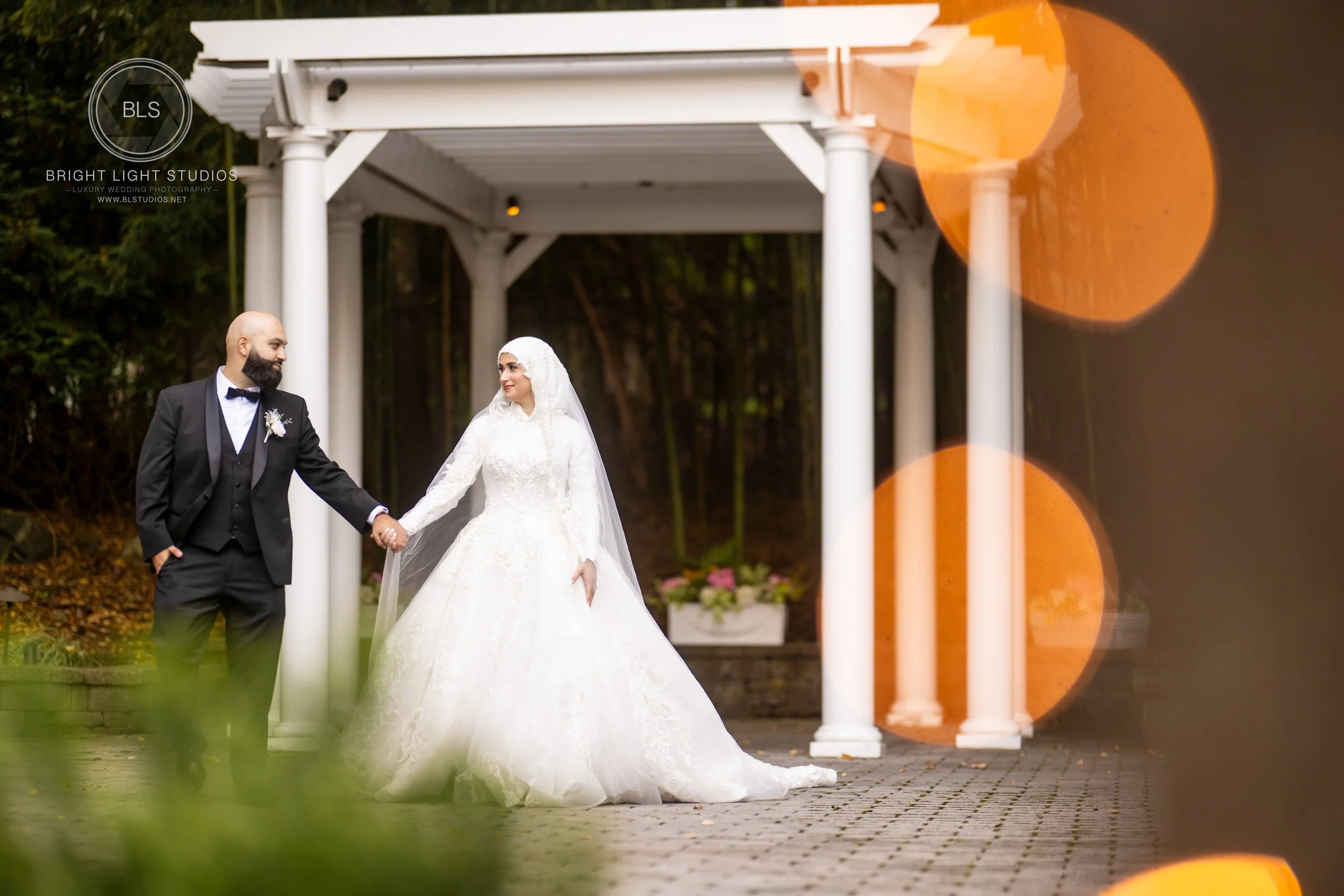 Eaman and Mustafa celebrate their wedding at "The Tides Estate"