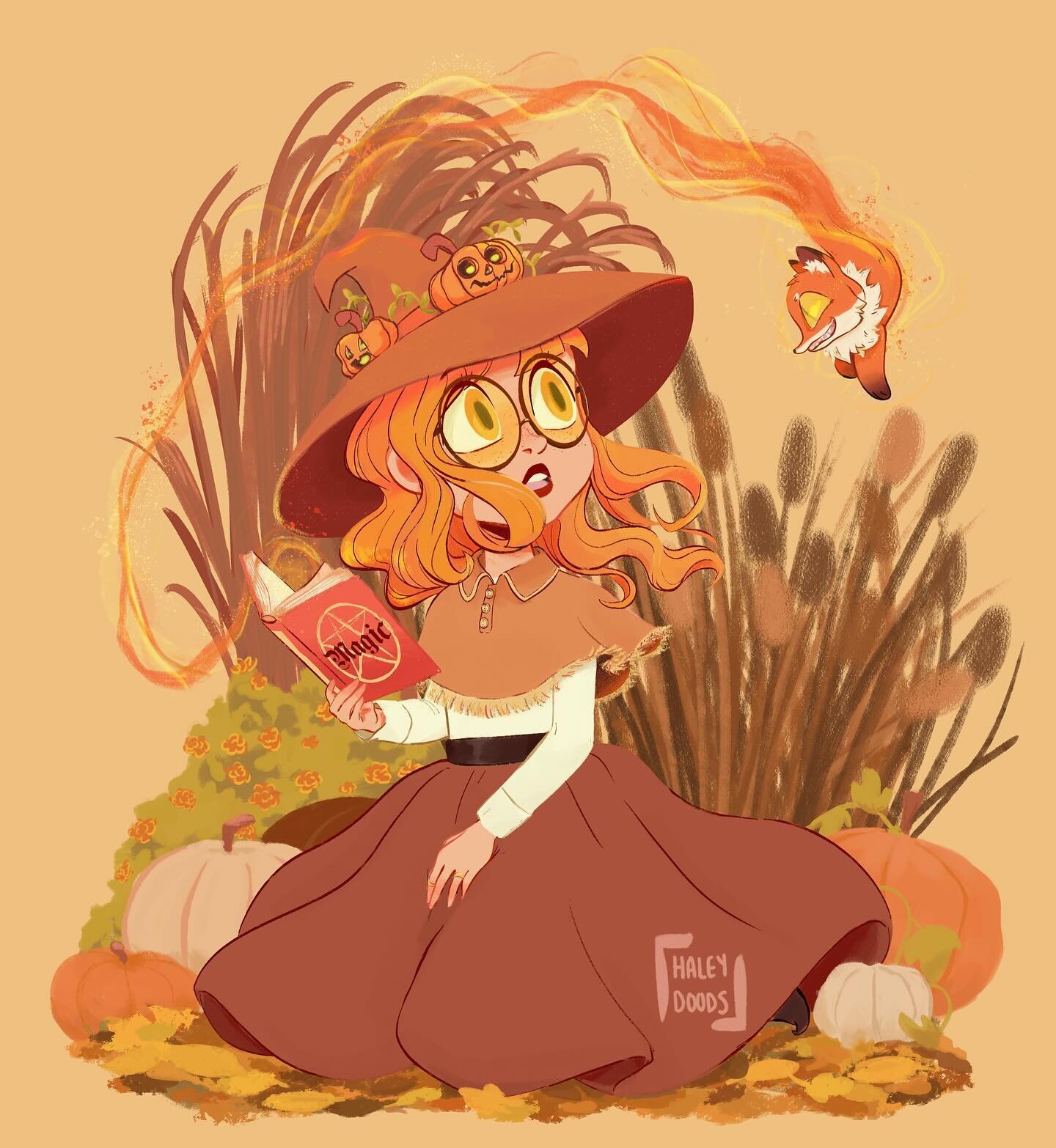 Had a very cozy time drawing this autumn witch 🍁 shoutout to @mrsbutterd for such a cute #dtiys prompt!
.
.
.
#mrsbutterwitch #dtiyschallenge #illustrationartists #illustragram #illustratorsoninstagram #childrensbookillustration #childrensbookillust