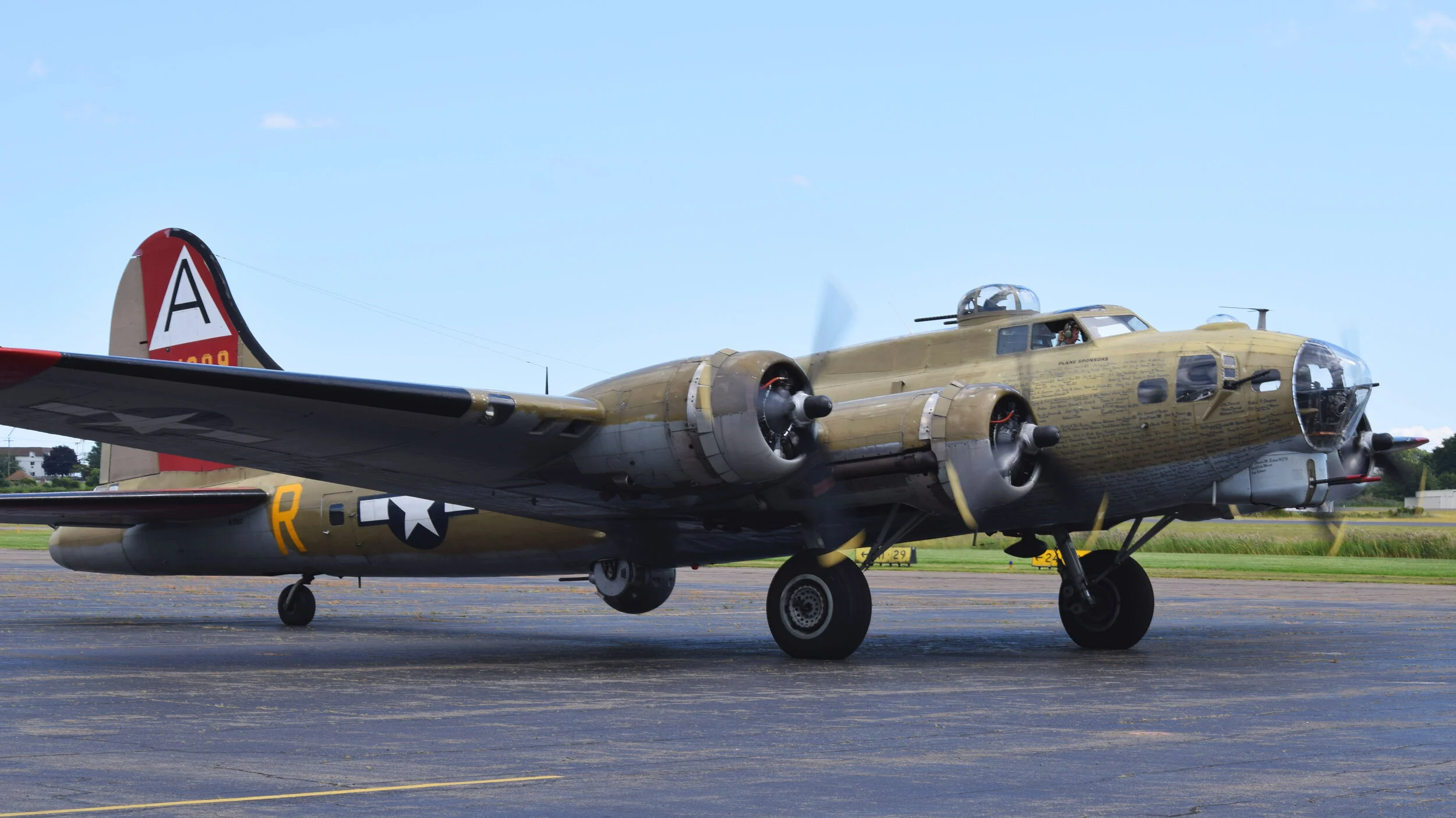 B-17G "Nine-O-Nine" from the Collings Foundation.  Sadly lost in an incident at Bradley Airport (BDL) in 2019.