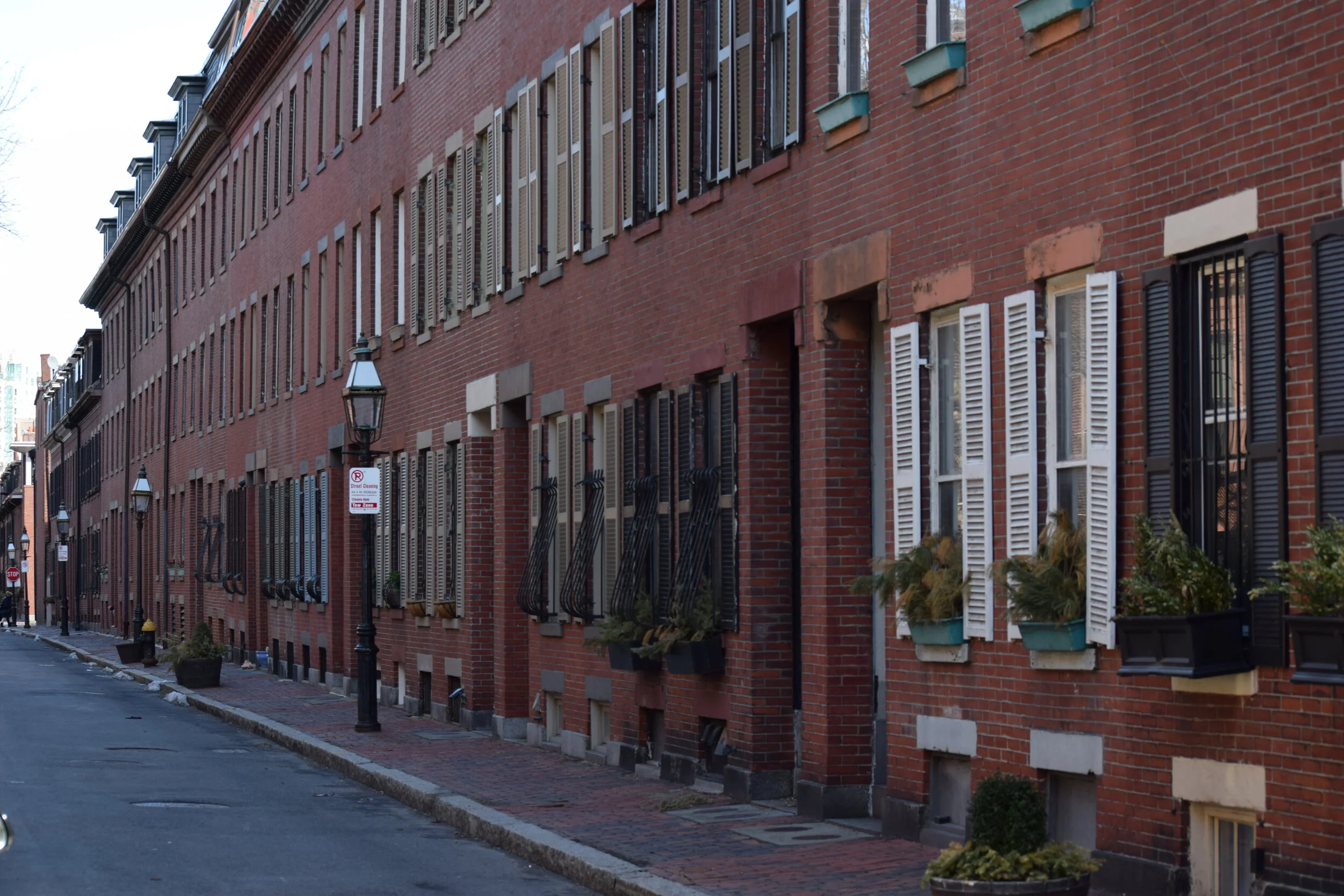 Brick buildings in Boston