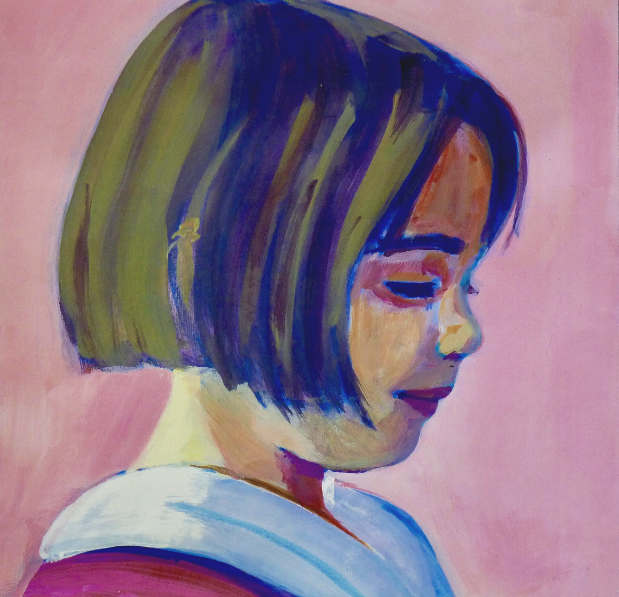 MATILDA ( Acrylic on board 25cm x 25cm )