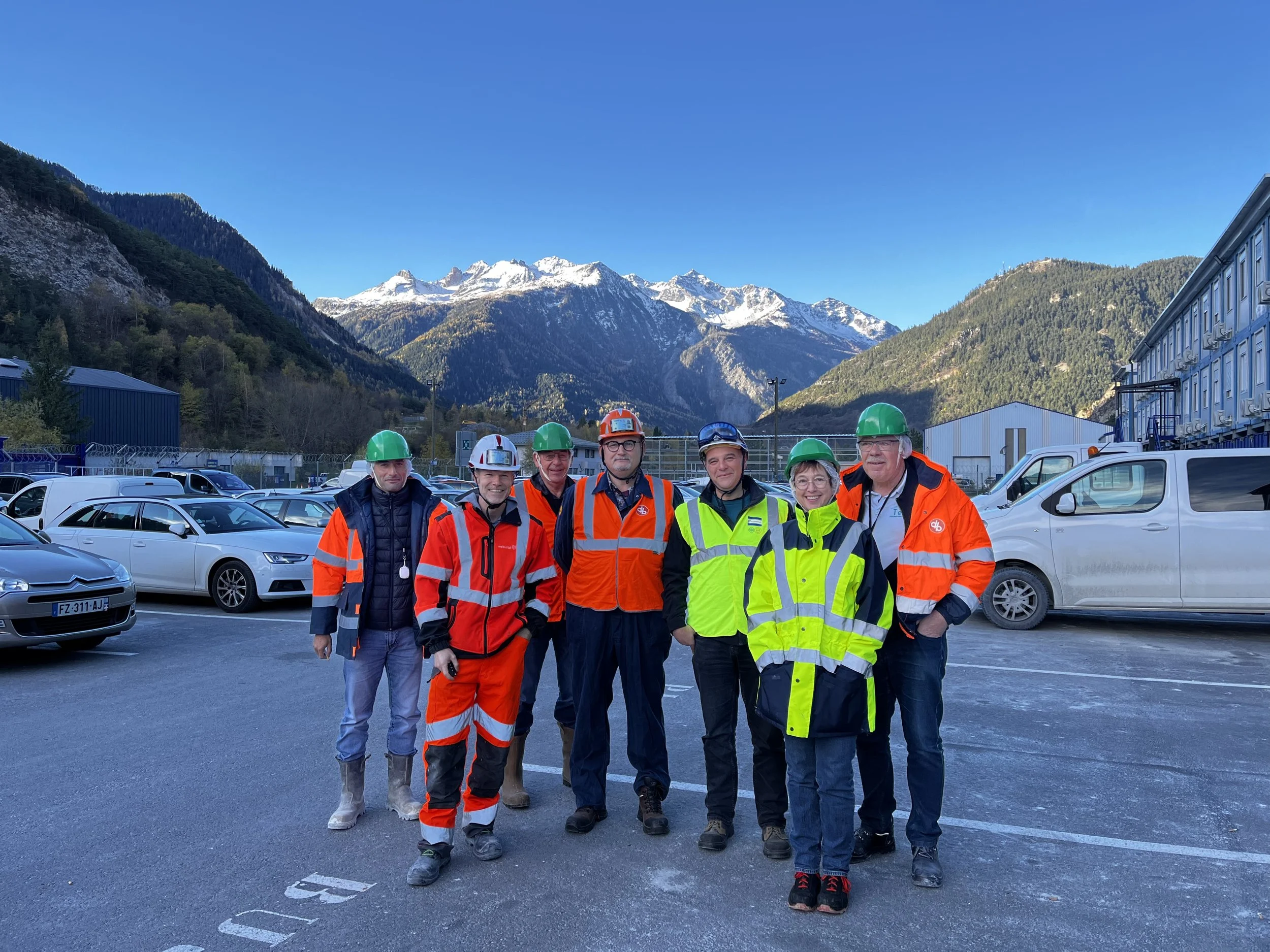 Conseil d'Administration de l'Asquapro et visite du Chantier d’Avrieux sur le TELT 