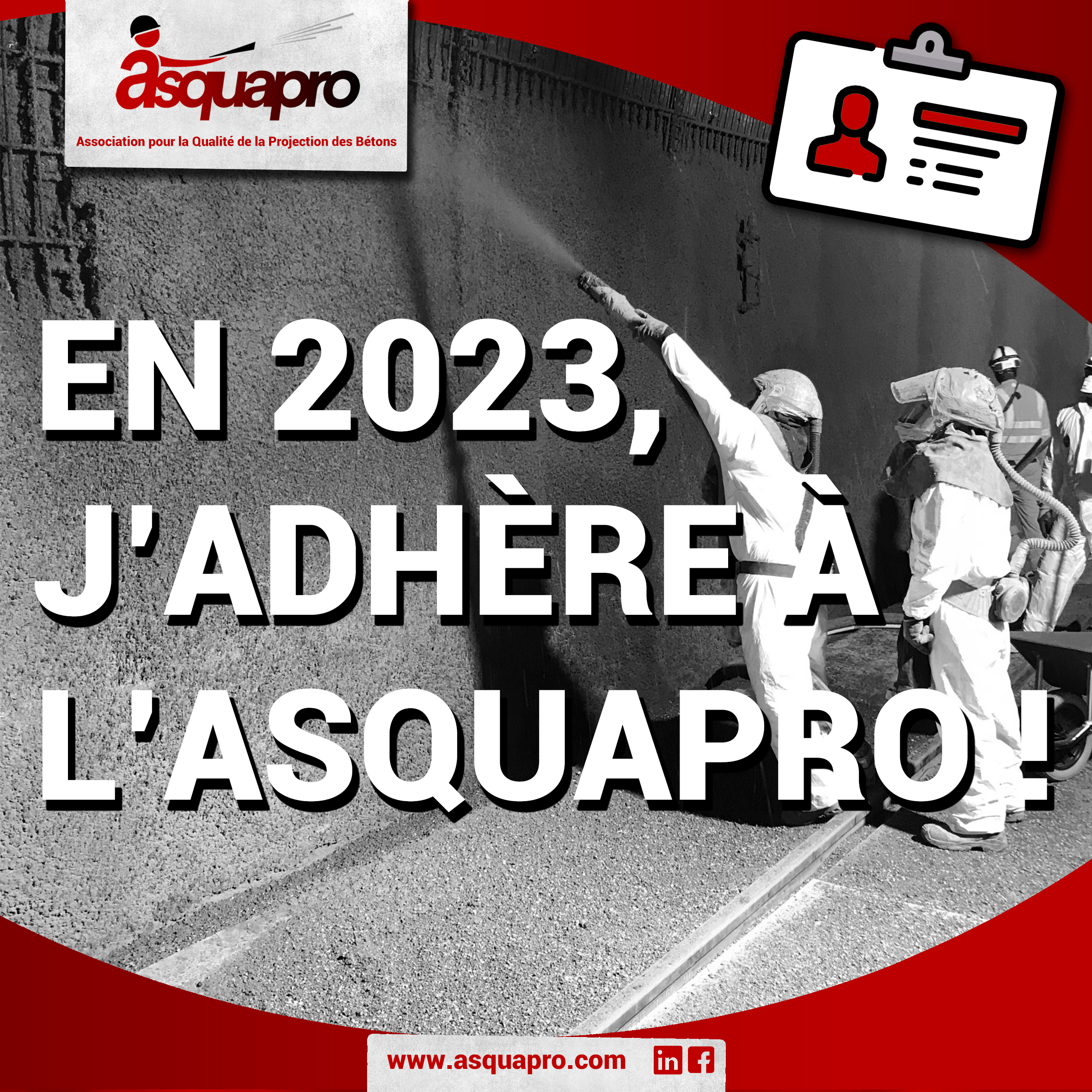 En 2023, j'adhère à l'Asquapro 