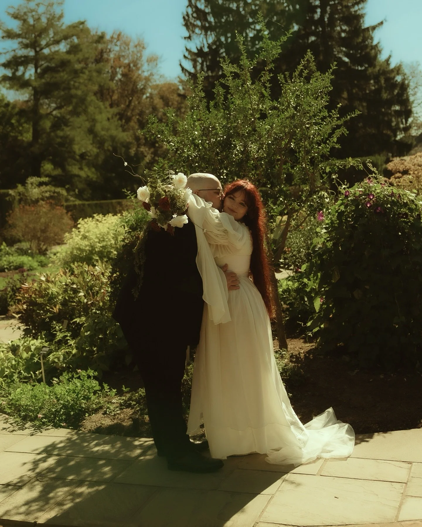 🦋When you meet your bride and groom in the lobby of a butterfly conservatory in Niagara where these two found each other and everyone is like whoaaaaa your dress is so beautiful. 🦋

And then your bride goes so humbly &ldquo;thank you, I made it&rdq