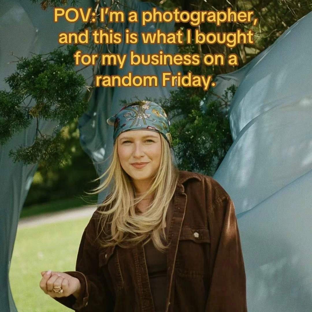 POV: I&rsquo;m a photographer, and this is what I bought for my business on a random Friday.

🎞️ 2 packs of Portra 400 film 
💾 1TB external hard drive 

Total: Over $300.

Just two items.

Sometimes people think photographers just show up with a ca