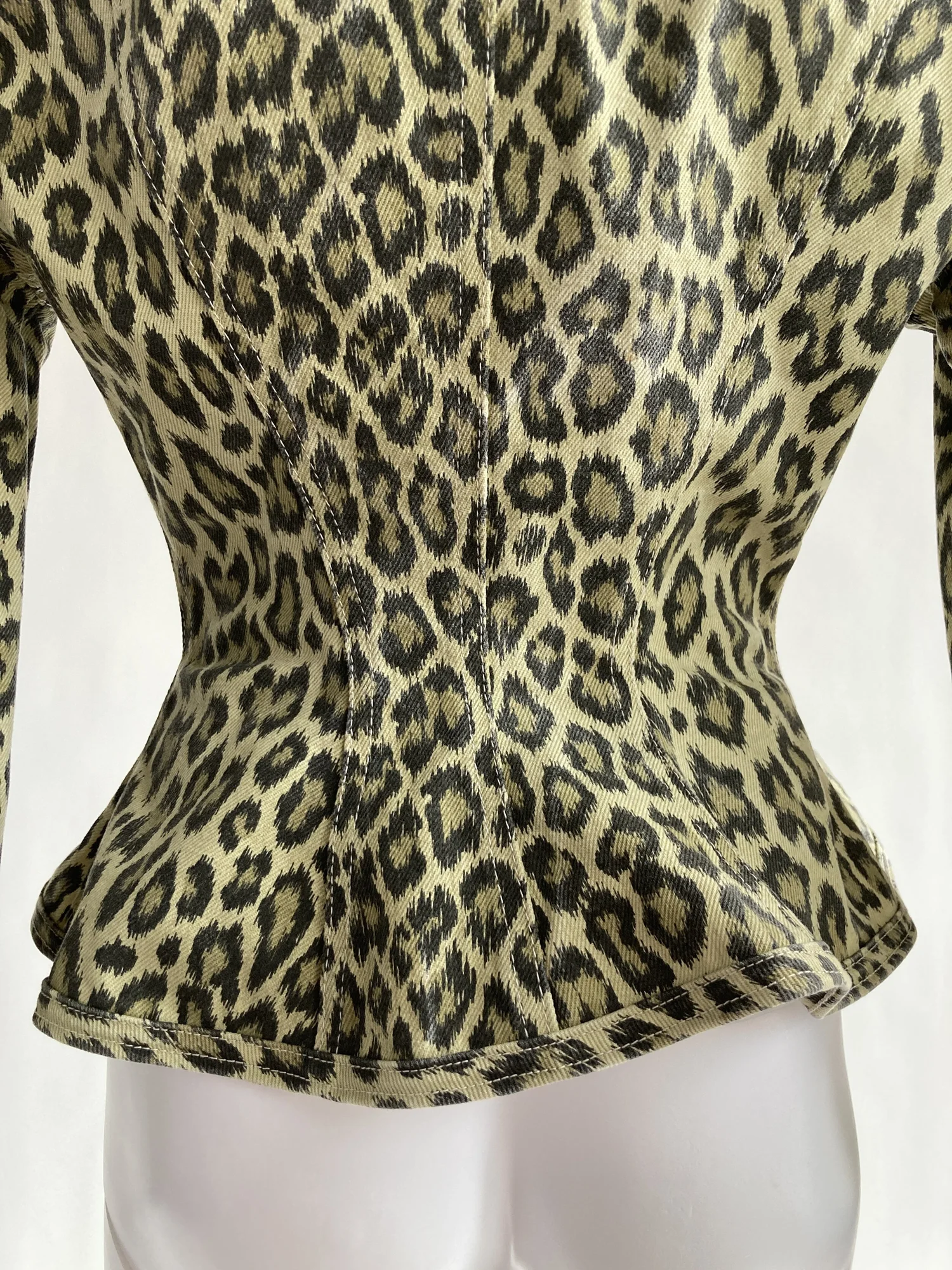Jean Paul Gaultier x Junior Gaultier Leopard Print Denim