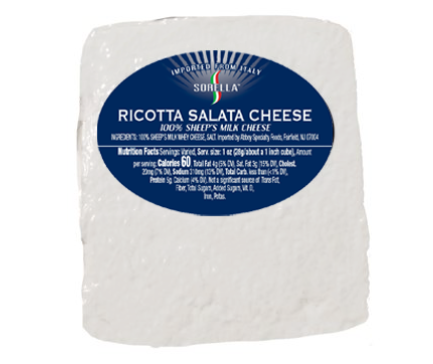 Sorella Ricotta Salata Dry — Abbey Specialty Foods