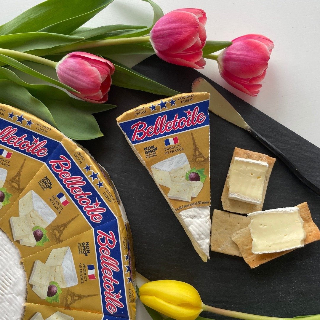 Belletoile 70% Triple Cream&rsquo;s rich and buttery texture makes it a staple on your next spring charcuterie board! 🌷🌷

#abbey #abbeyspecialty #belletoile #cheese #cheeselove #cheeseandwine #cheesemaking #charcuterie #cheeseboard #foodstagram #fr