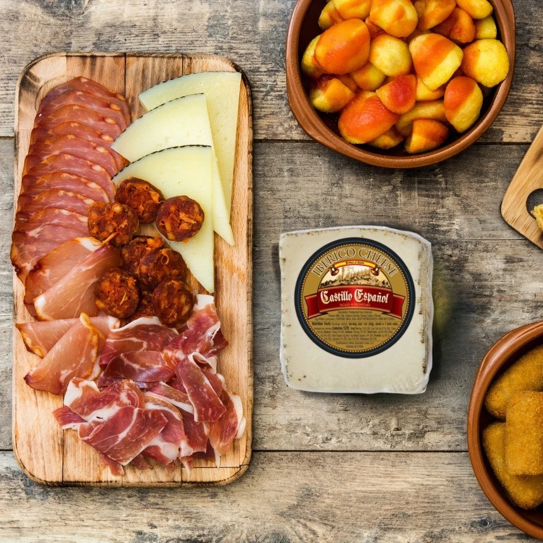 Enjoy one of Spain&rsquo;s most popular cheeses! Castillo Espa&ntilde;ol&rsquo;s Iberico is made from a blend of cow, goat, and sheep&rsquo;s milk and has a rich texture, making it the perfect cheese for any time and anywhere.

#abbey #abbeyspecialty