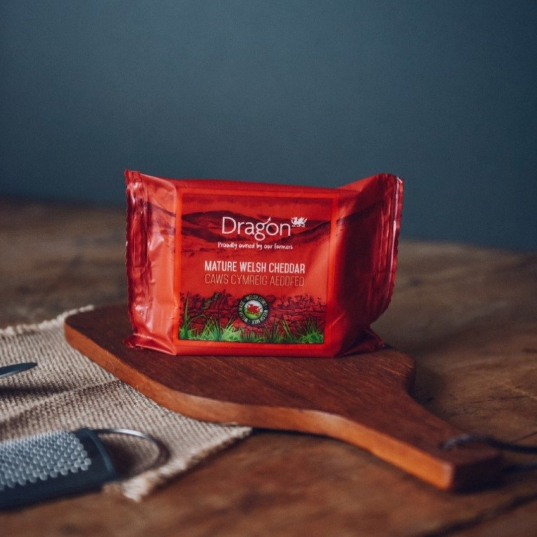 Enjoy this New Year with Dragon Mature Welsh Cheddar Cheese.  This cheese has been carefully matured to achieve its fuller flavor with more pronounced savory notes. 

#abbey #abbeyspecialty #dragon #cheese #welsh #wales #cheddar  #aged #dairy #cheese