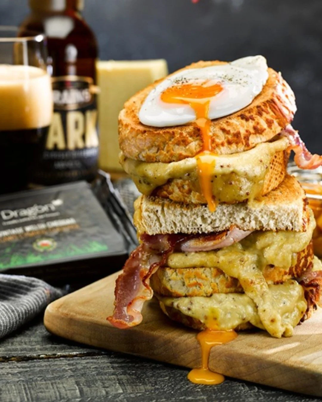 Celebrate National Grilled Cheese Day with a twist on your classic grilled cheese! Try this Welsh Rarebit Grilled Cheese using Dragon&rsquo;s Vintage Cheddar Cheese. You can find this recipe on our website or tap the link in our story, www.abbeyspeci