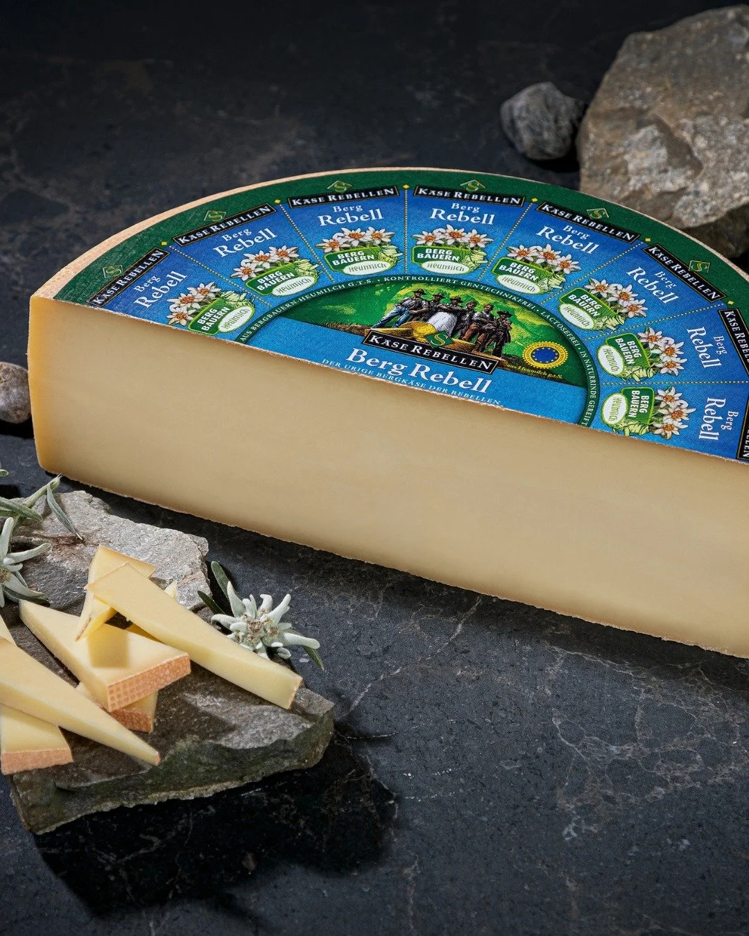 Experience the bold taste of Kase Rebellen&rsquo;s Mountain Rebel, a creamy cheese bursting with notes of pineapple, passion fruit, honey, and malt. Each bite delivers incredible flavor. 

#abbeyspecialty #kaserebellen #mountainrebel #cheese #charcut