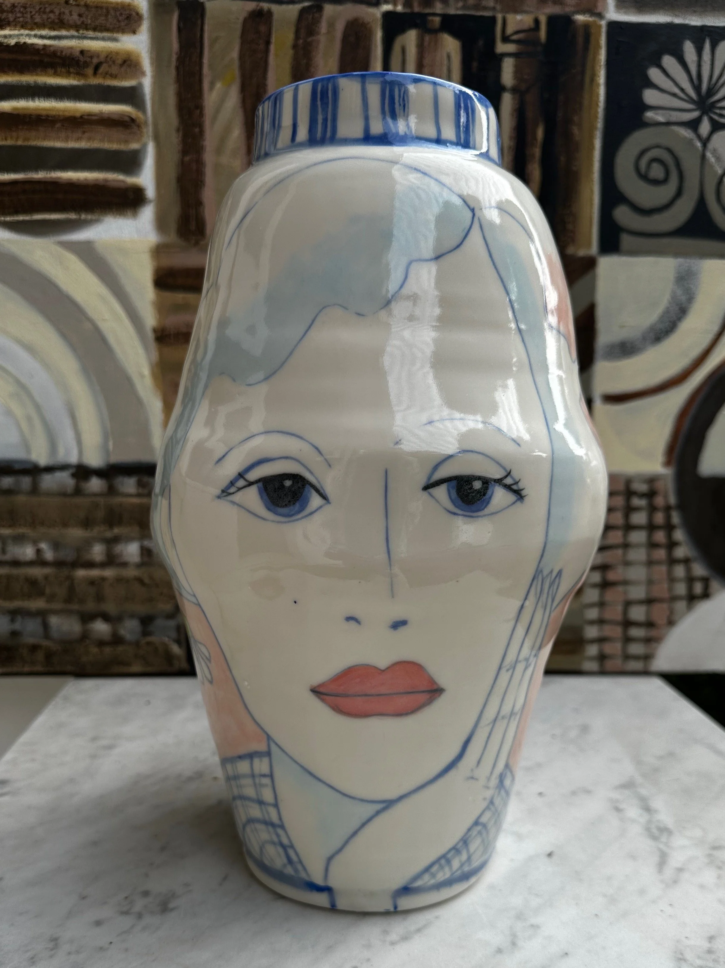 unique porcelain vase