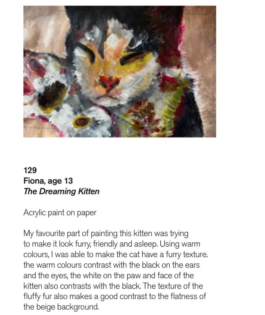 Kitten painting Fiona