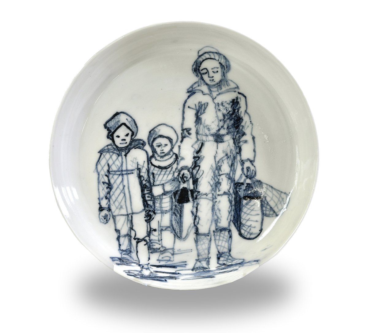Refugee plate 3 figures blue.jpg