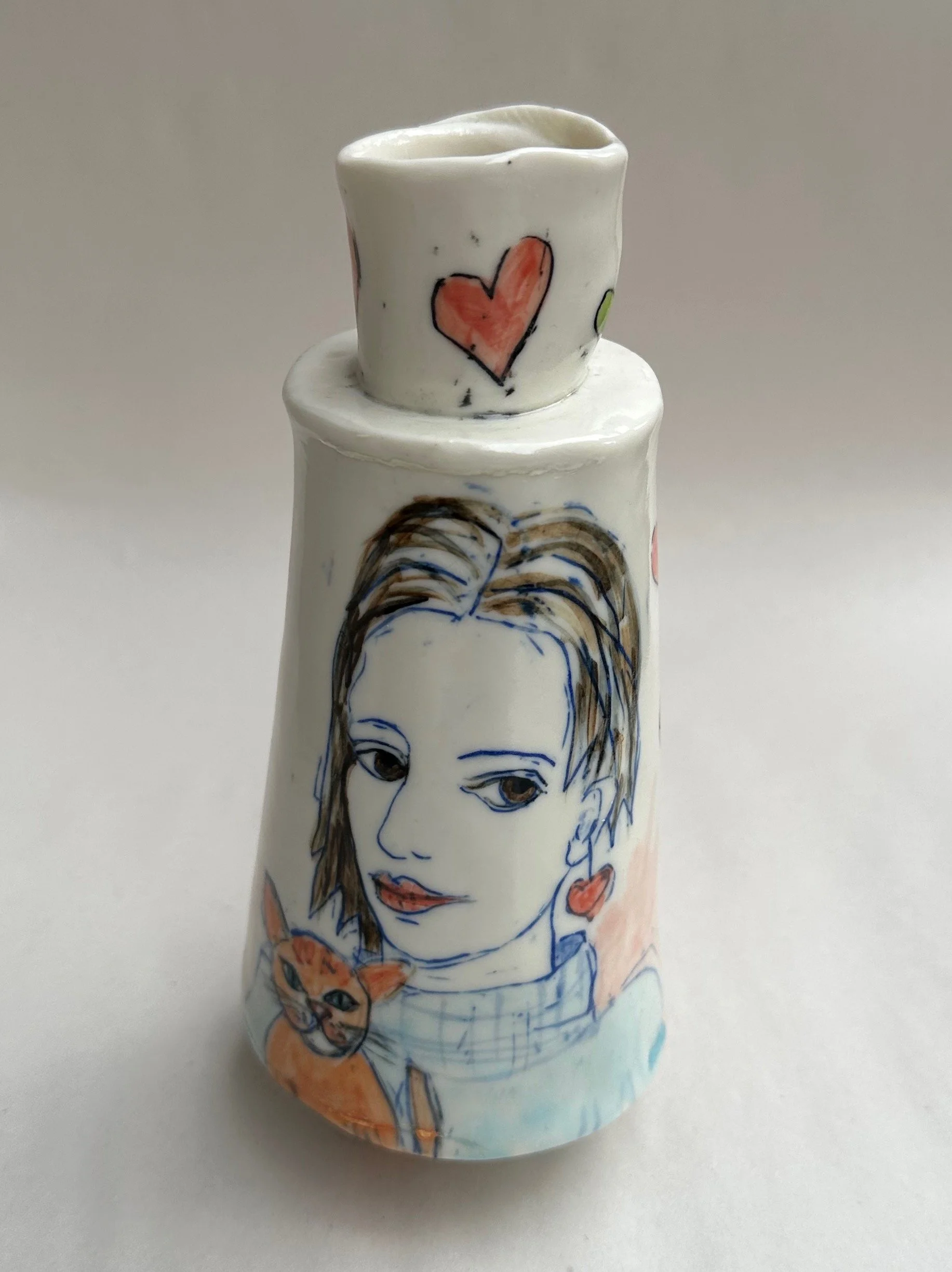Paloma=Peace side view porcelain vessel Gail Altschuler.jpeg