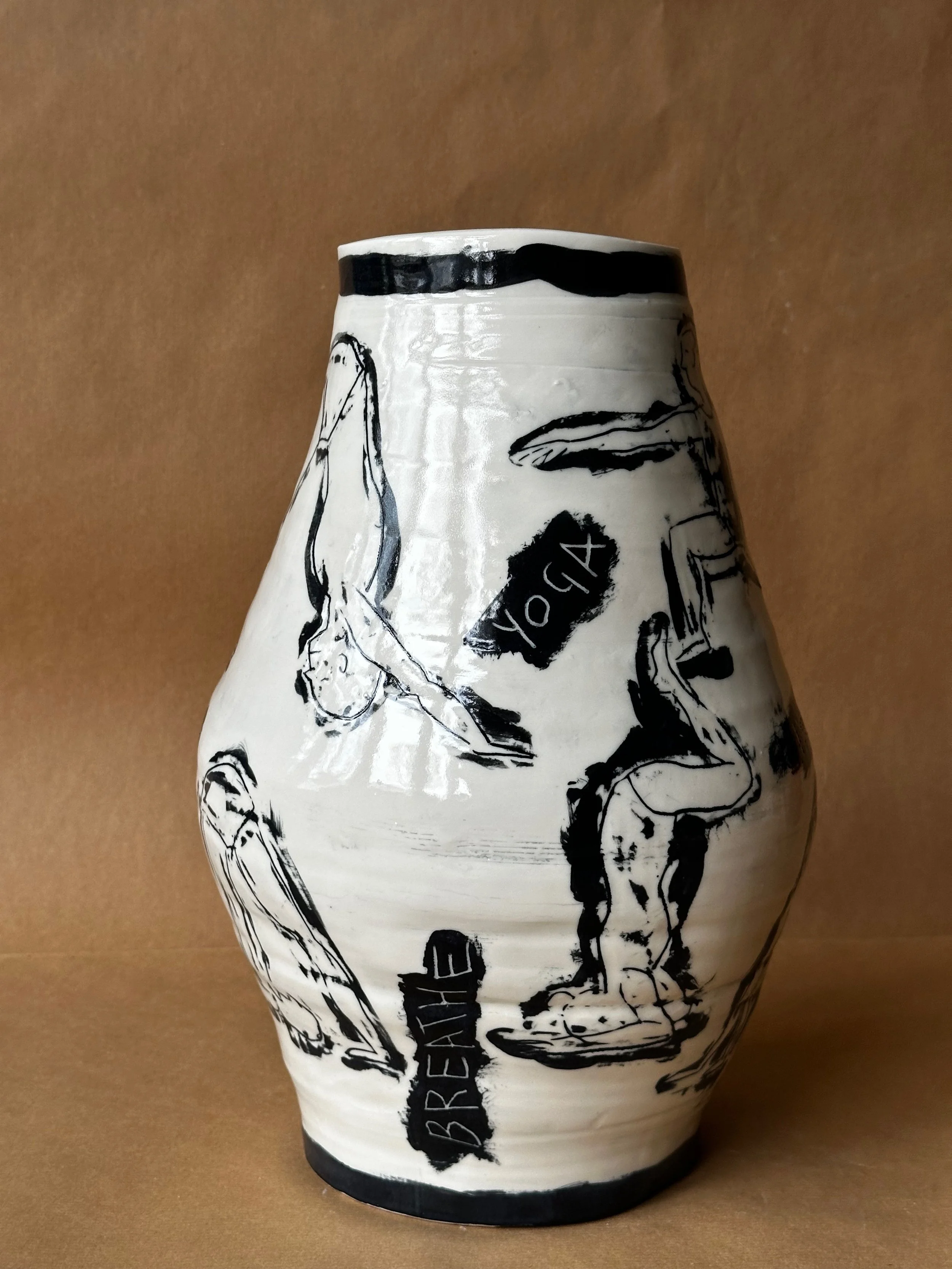 unique porcelain vase
