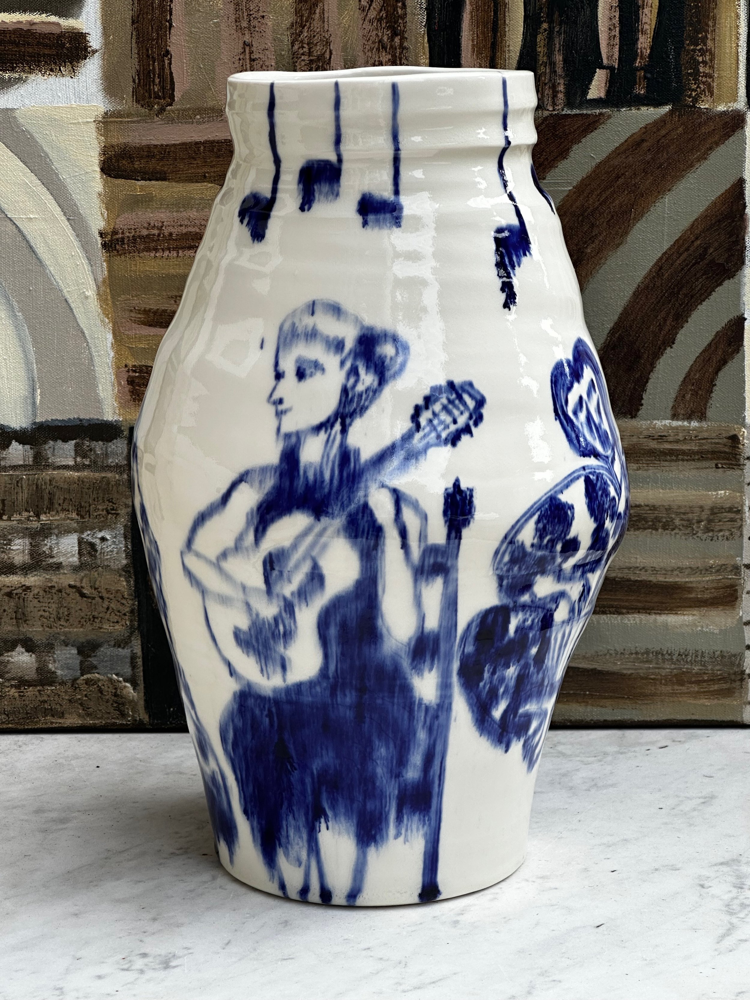 Narrative Flamenco Guitar Vase