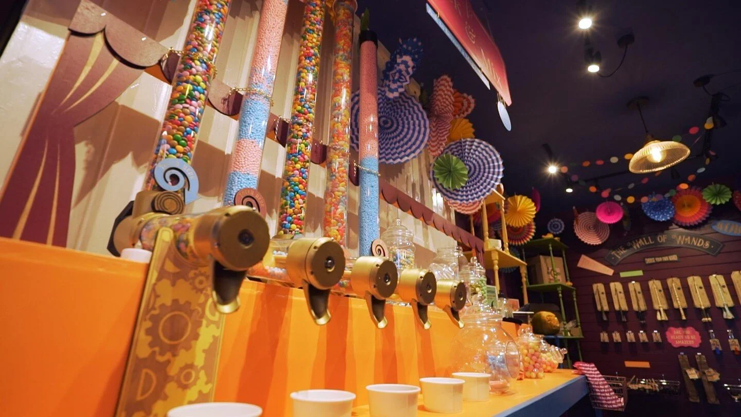 Flick &amp; Mix...our magic wand operated pick &amp; mix 😮 ⠀
⠀
#pickandmix #flickandmix #sweets #candy #sweetieshop #sweetshop #candyshop #magic #magicwands #wizardexploratorium