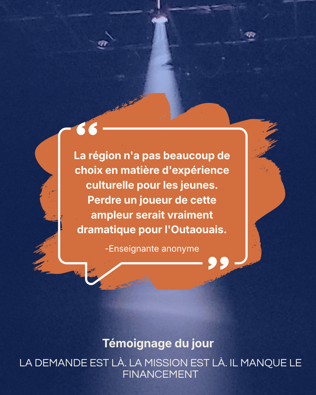 Une perte dramatique pour l'Outaouais