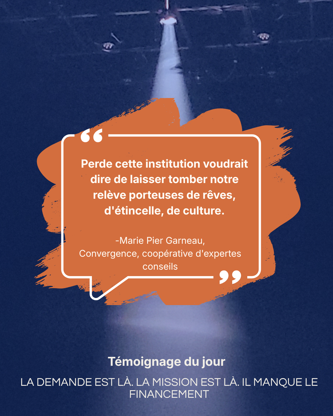 Perdre l’Estacade c’est laisser tomber la relève