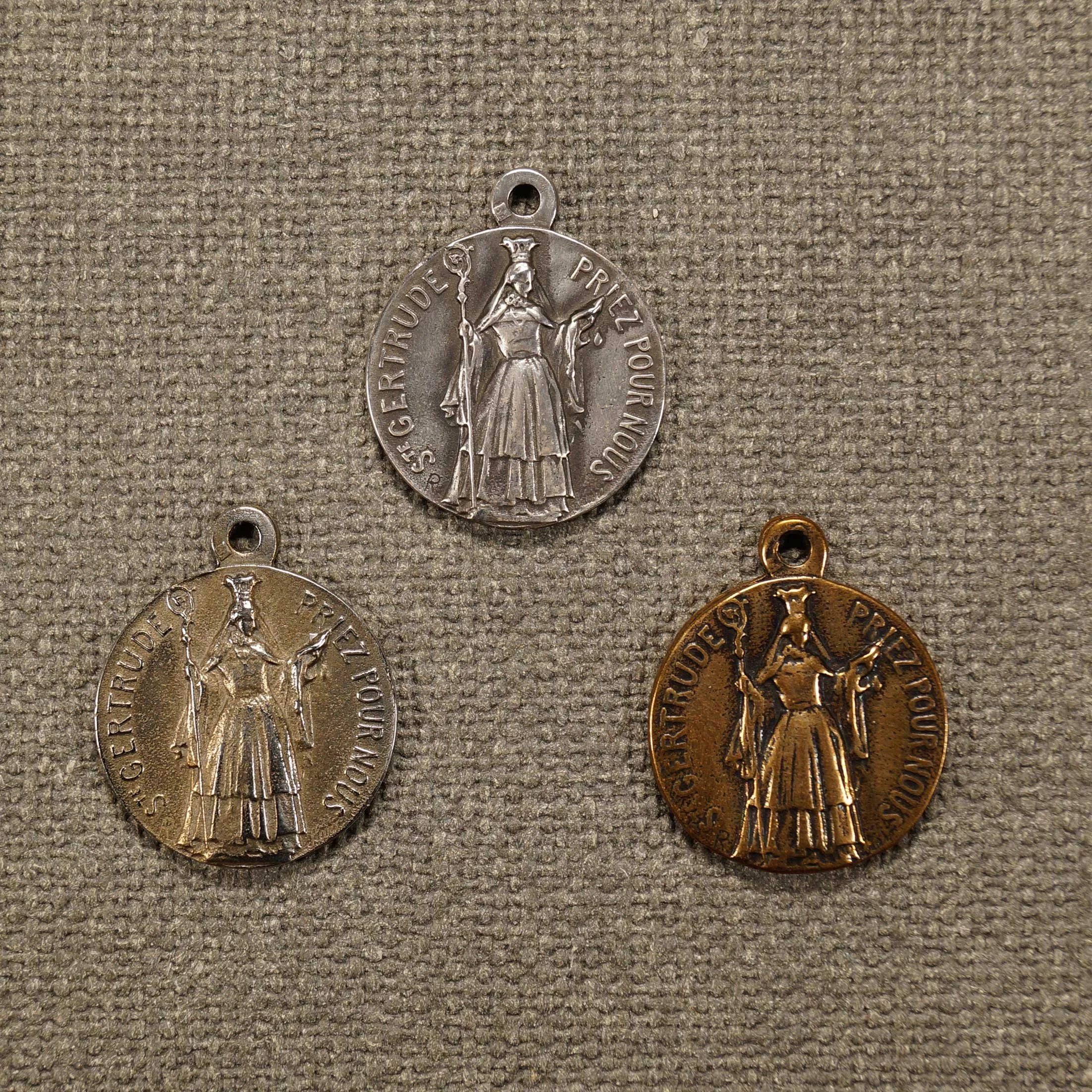 Saint Gertrude the Great Medal