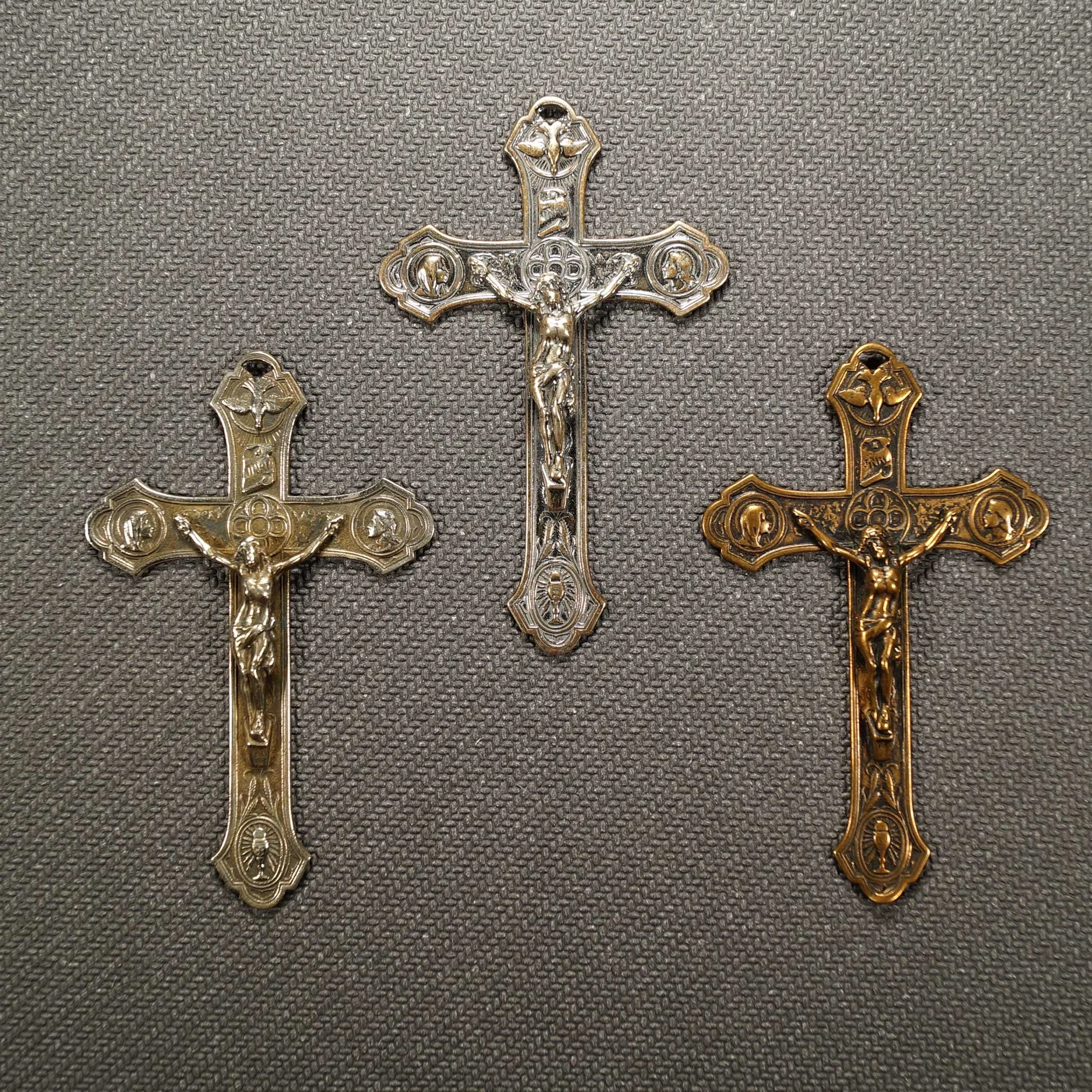 XL Holy Spirit & the Eucharist Crucifix