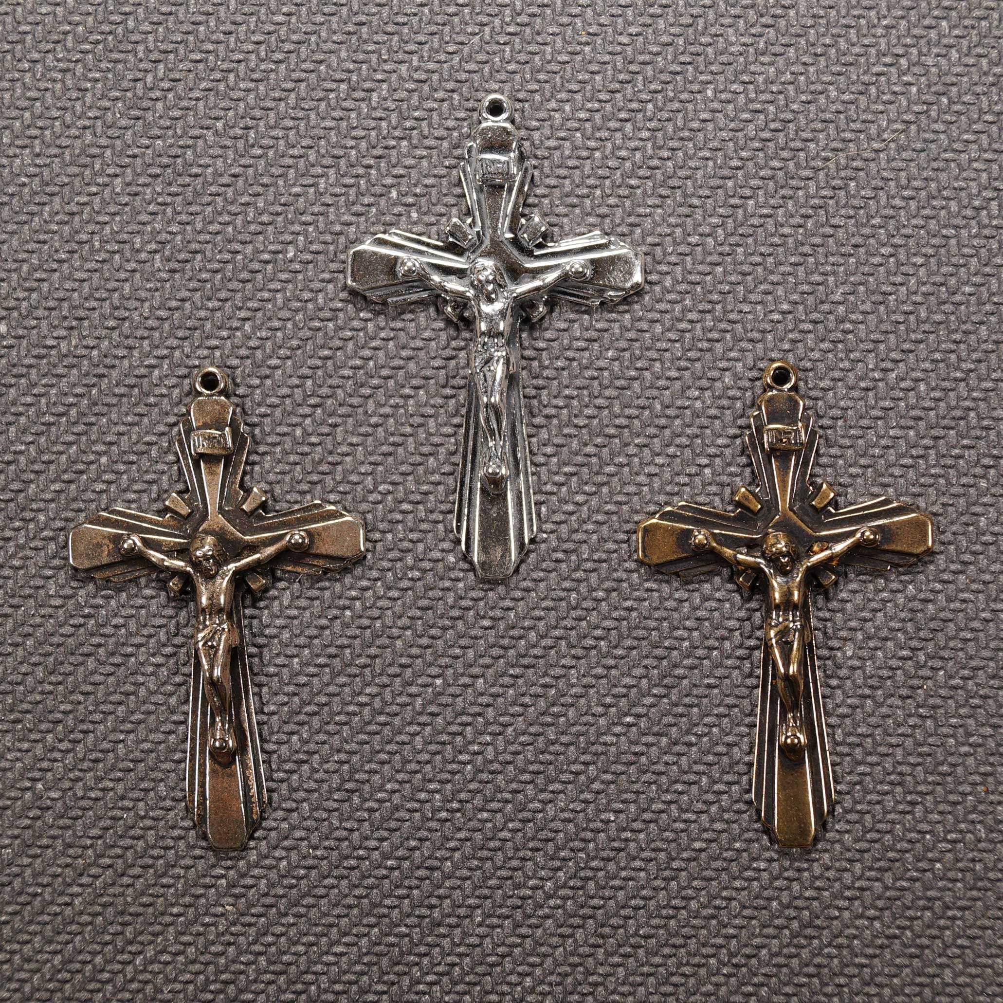 Radiant Deco Crucifix