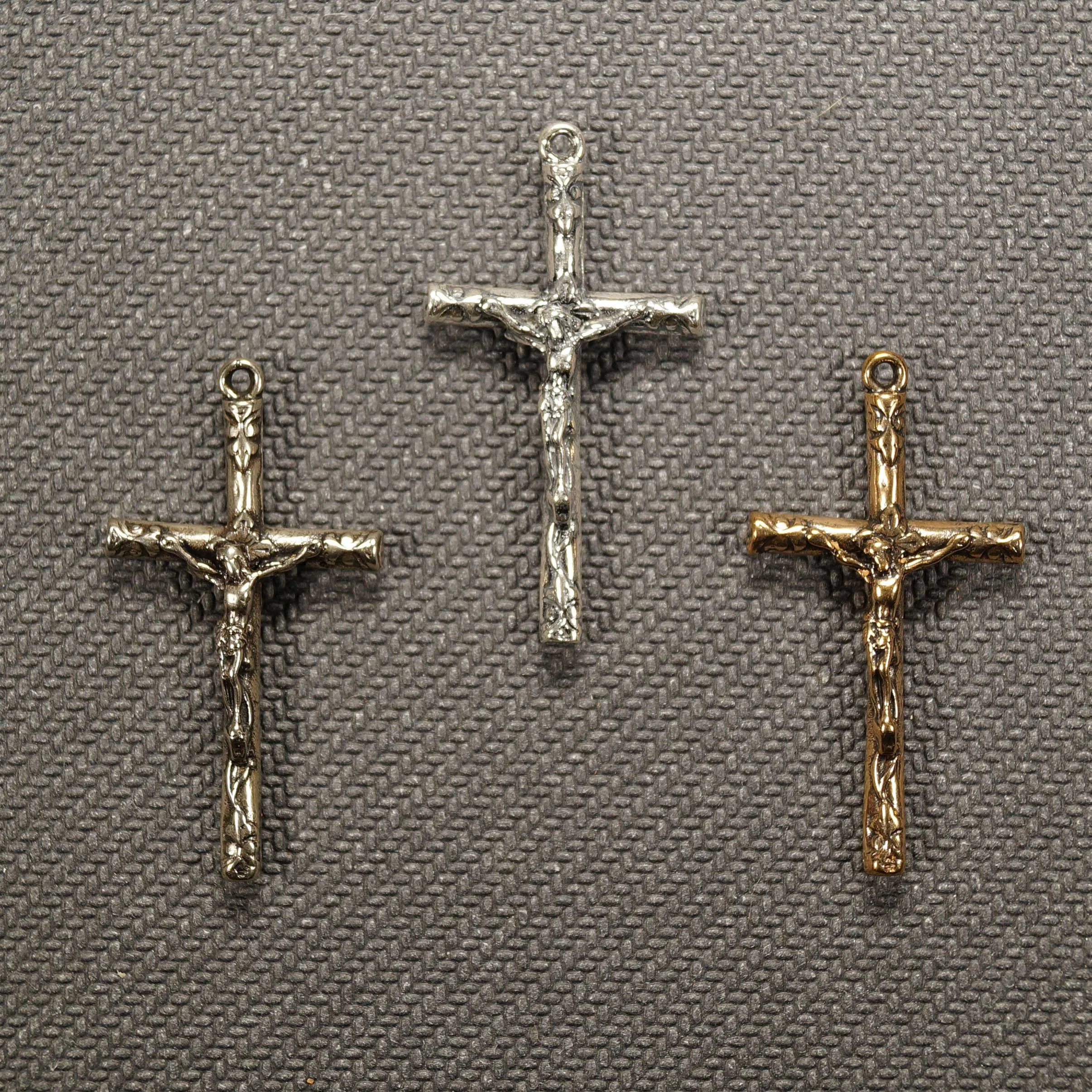 Slender Leafy Vines Crucifix