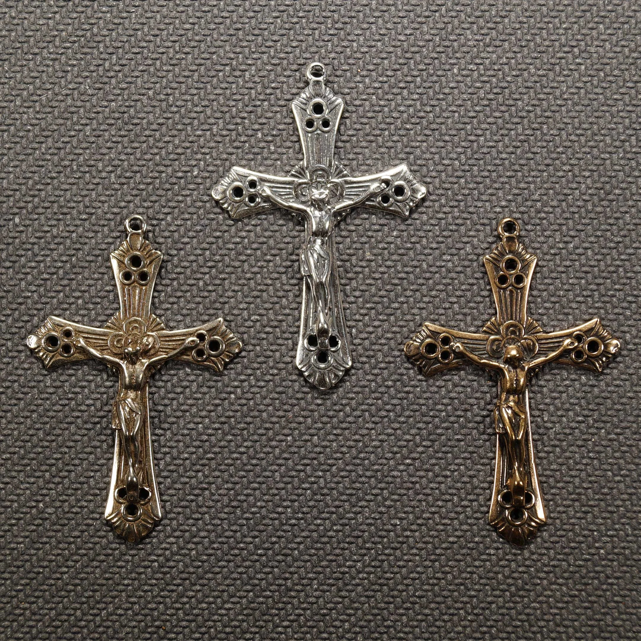 Pierced Radiant Trinity Crucifix